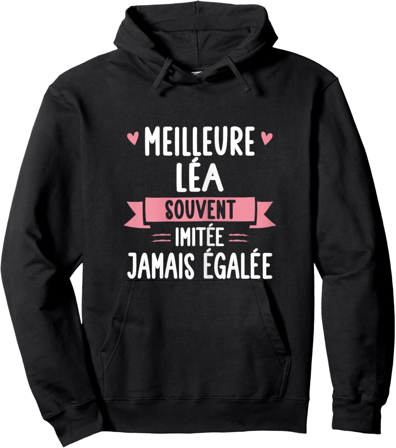 Unique Woman Humour Gift Personalized Name Léa , Black, Female X-Small Hoodie - Hoodie | Black