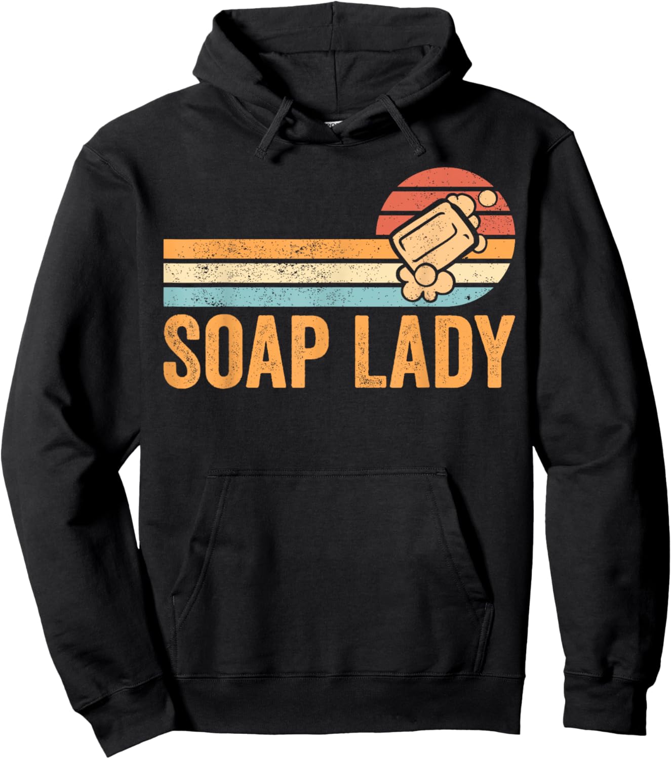 Funny Soap Making Soap Maker Soap Lady Hoodie - Hoodie | Black