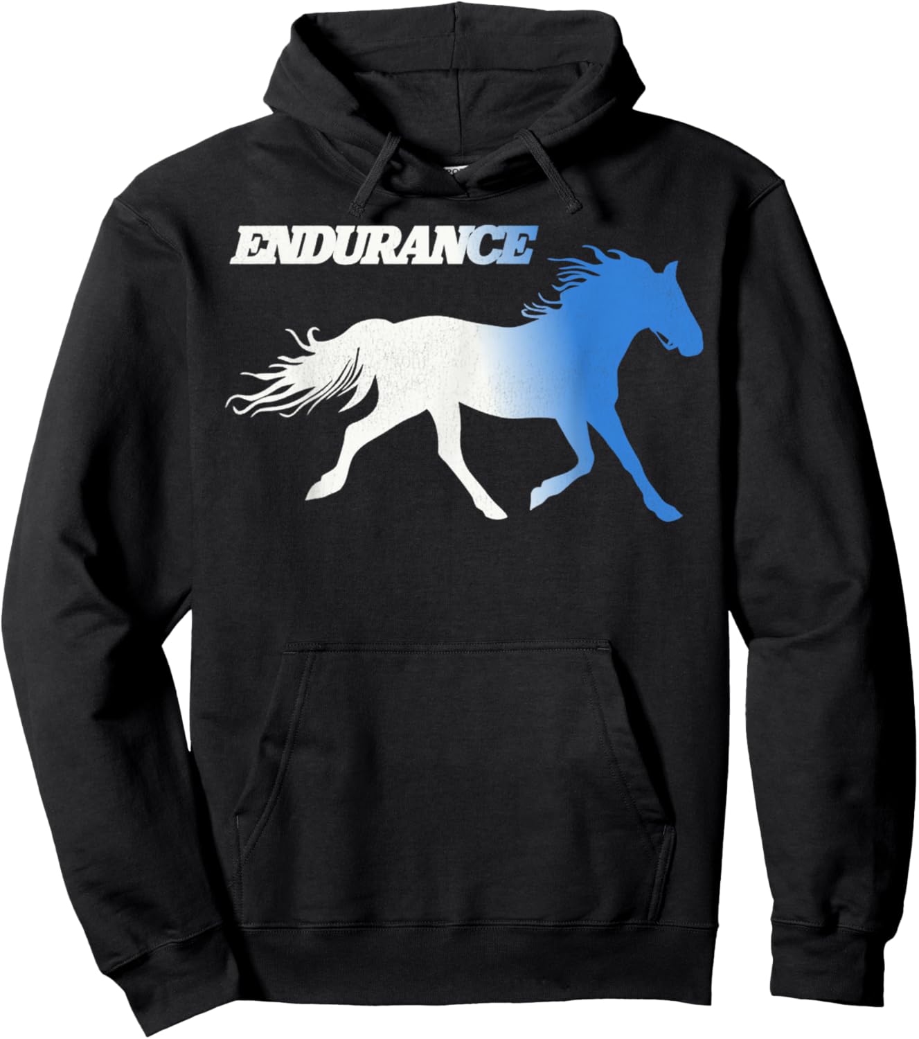 Funny Napo Leo Dynamite Retro Running Horses Endurance Hoodie - Hoodie | Black