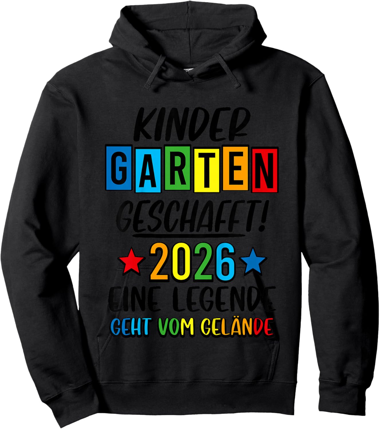 Kindergarten Geschafft 2026 Kita Ade 2026 Kita Abgänger 2026 Hoodie - Hoodie | Black