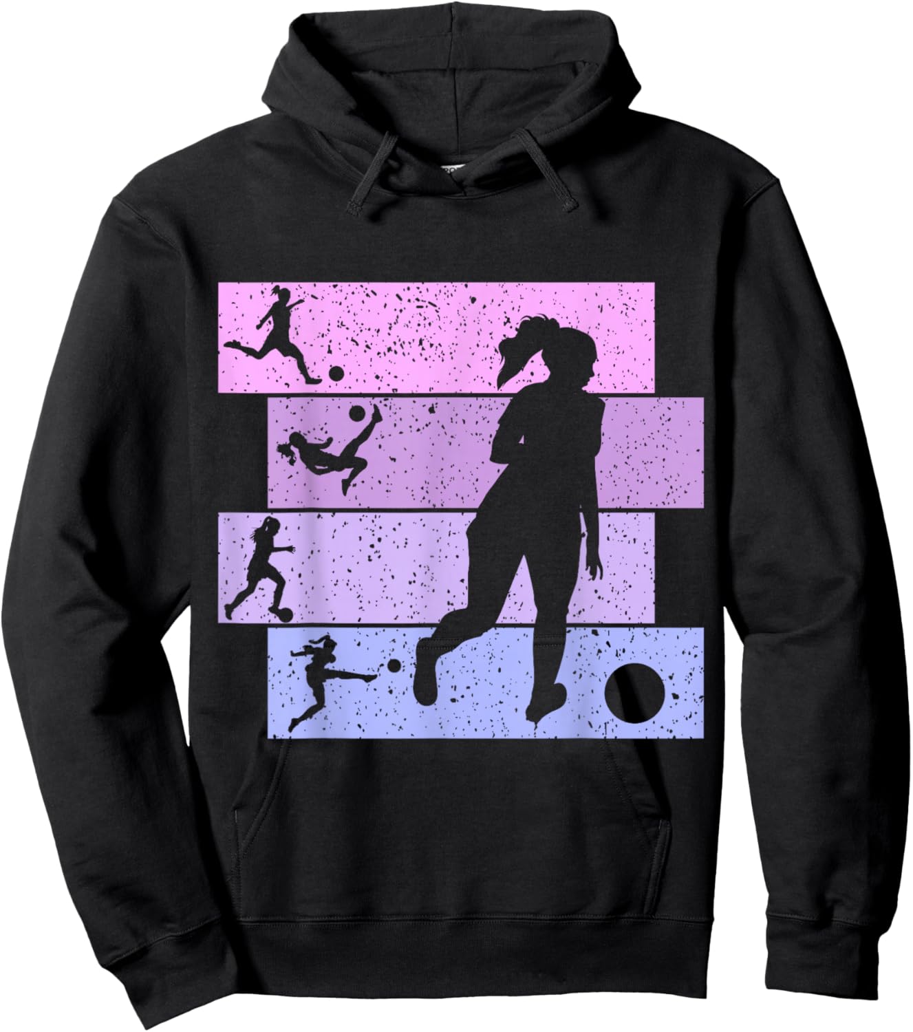 Soccer Girl Women Youth Hoodie - Hoodie | Black
