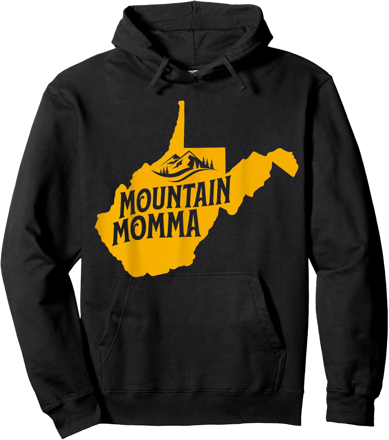 West Virginia Map 304 Home Hoodie - Hoodie | Black