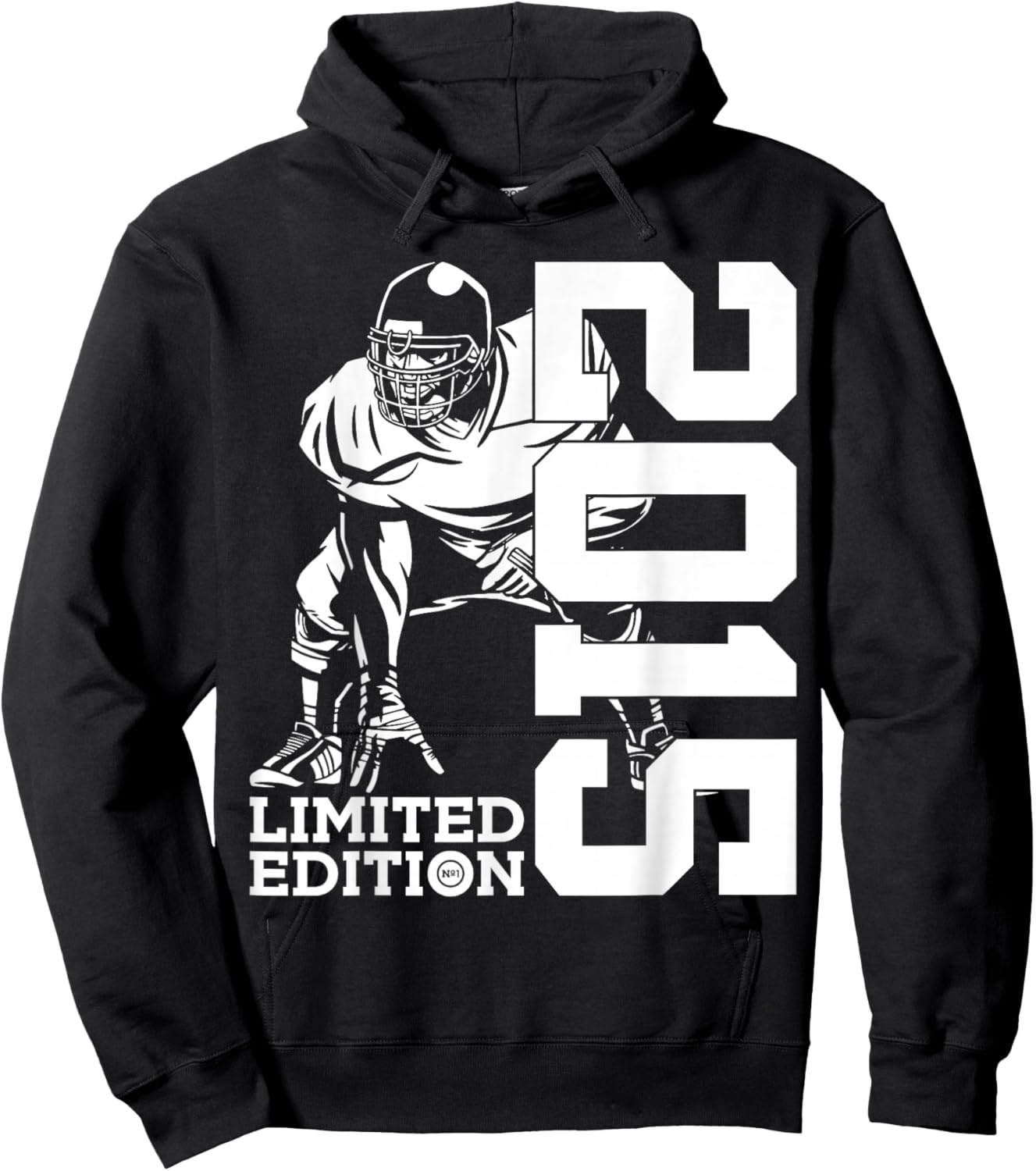 JAHRGANG 2015 OUTFIT ZUM 10. GEBURTSTAG 10th Birthday Football Limited Edition 2015 Football Hoodie - Hoodie | Black