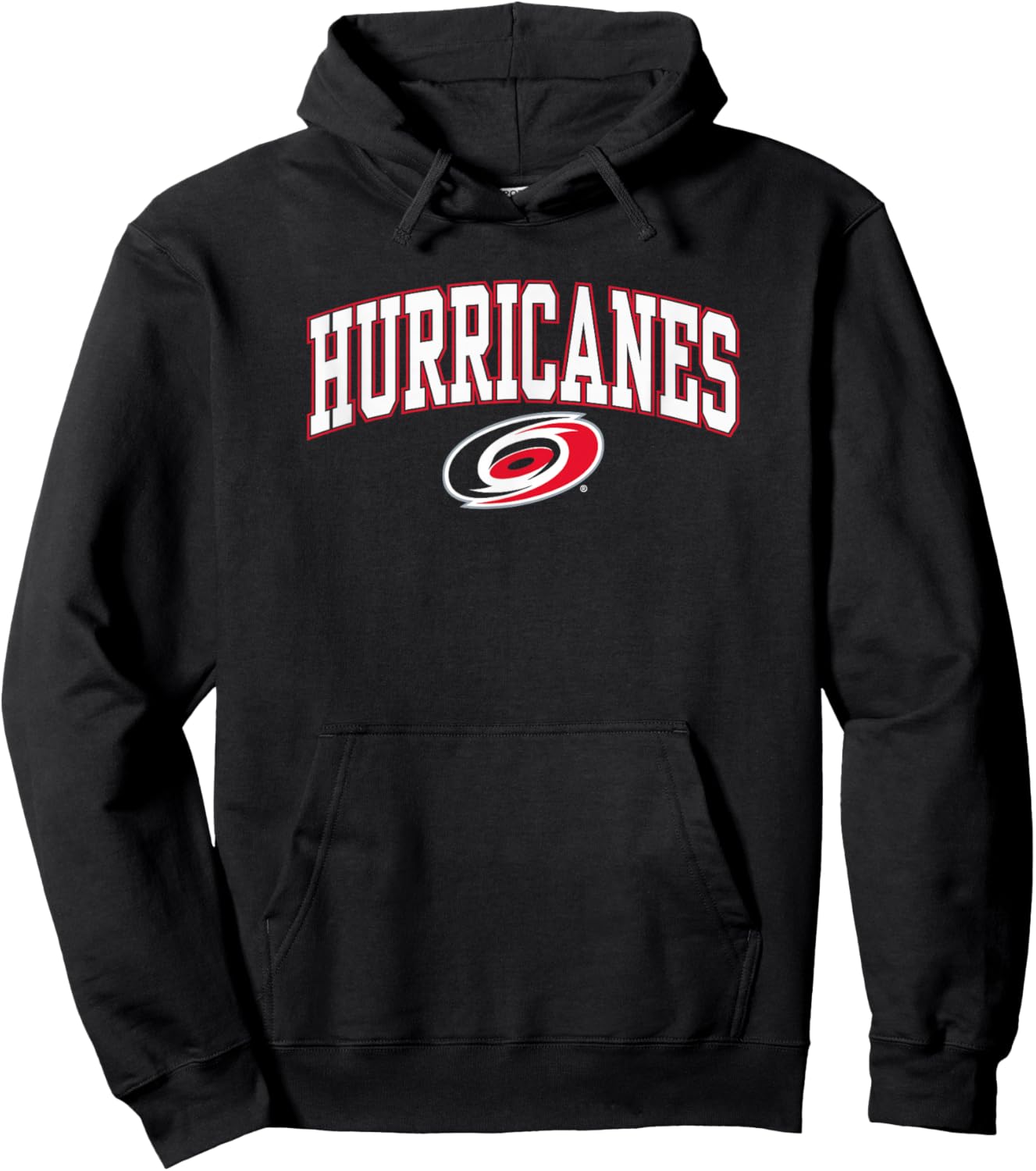 Carolina Hurricanes Arch Over Black Officially Licensed Hoodie - Hoodie | Black