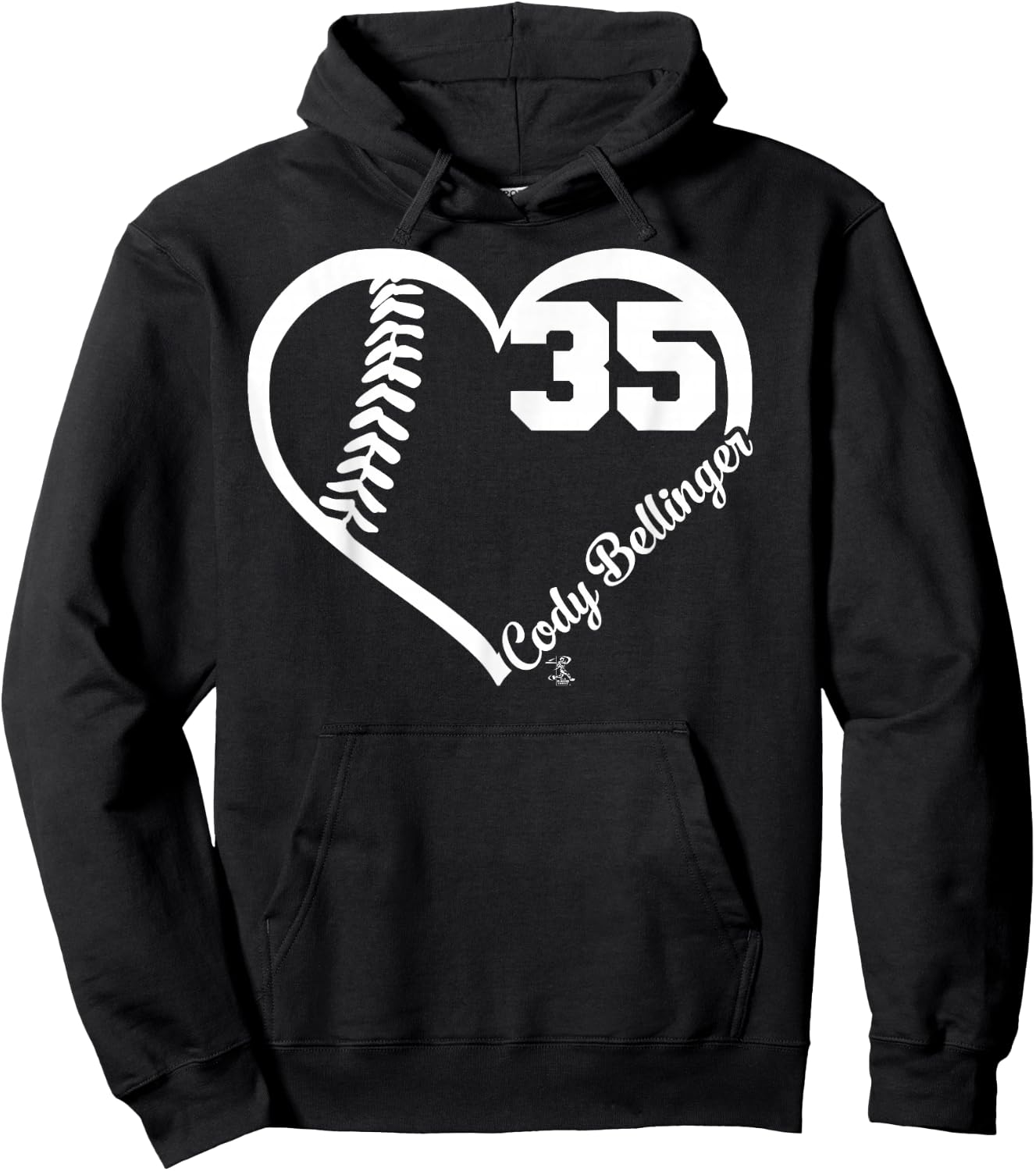 Cody Bellinger Heart Number - Apparel Hoodie - Hoodie | Black