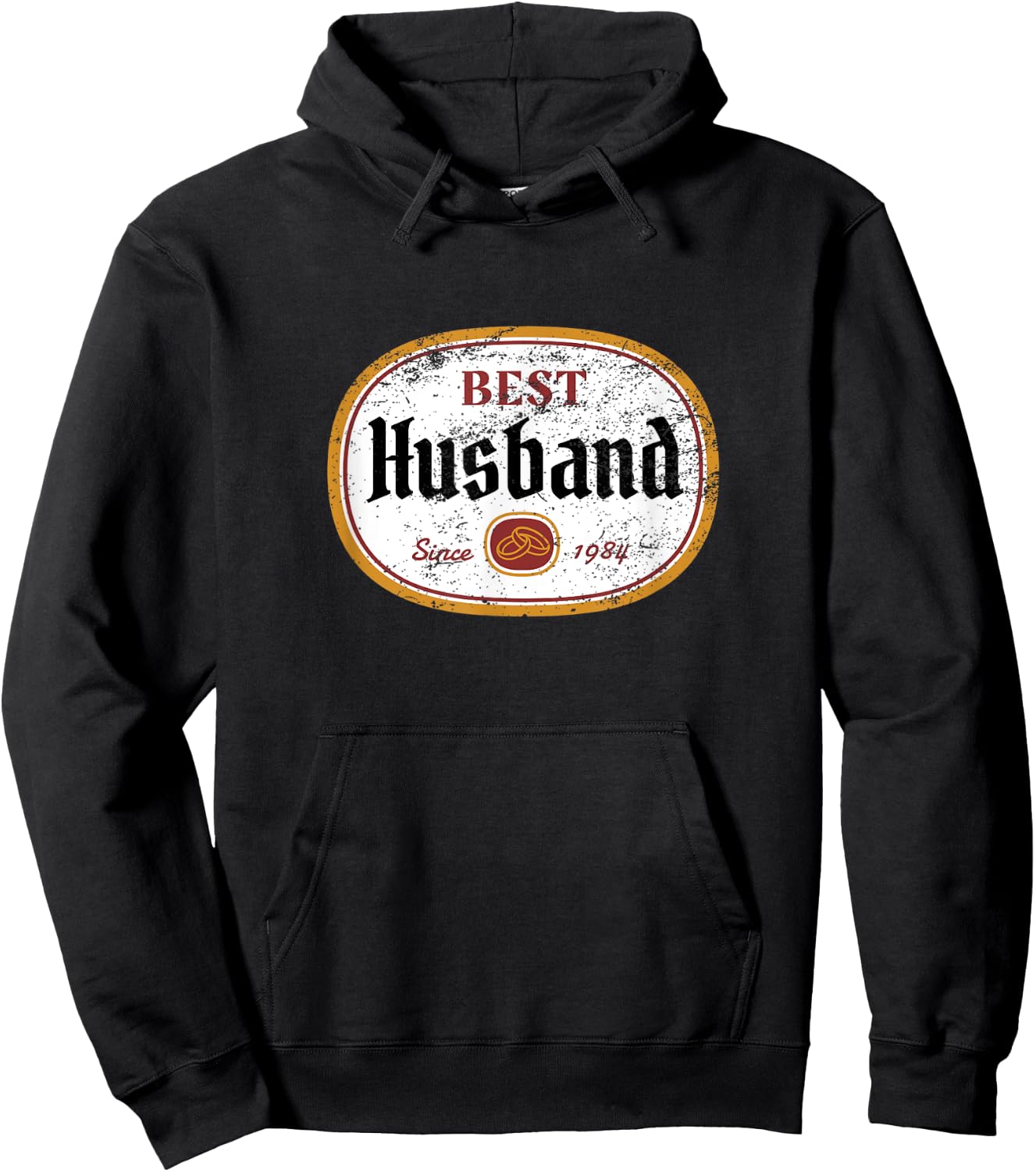 Wedding Anniversary Best Husband Since 1984 Hoodie - Hoodie | Black