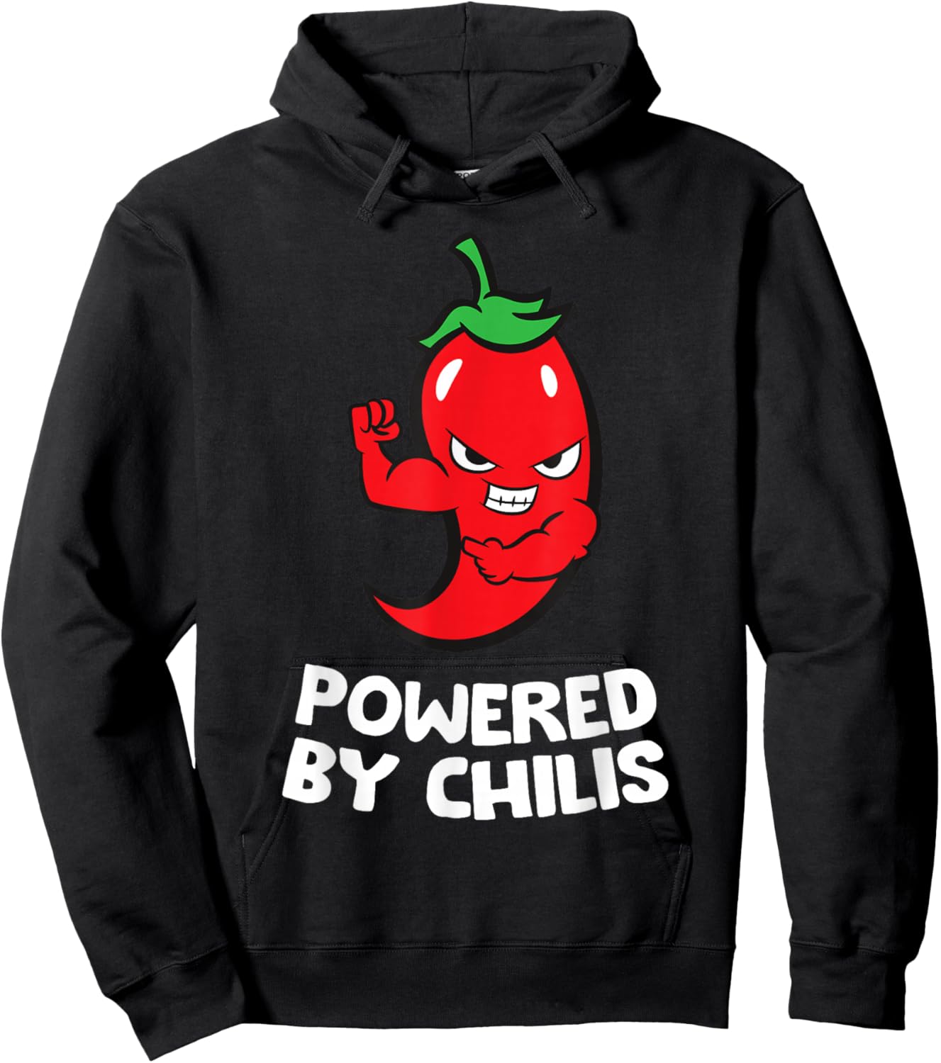 Powered By Chilis Hoodie - Hoodie | Black