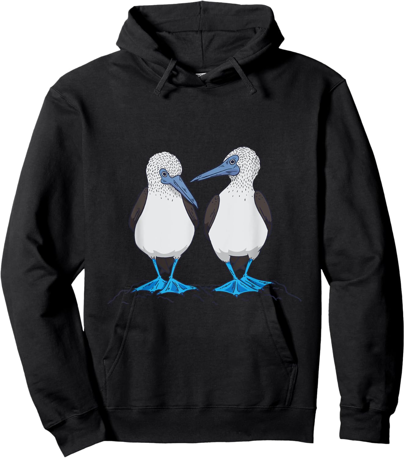 Funny Blue-footed Booby Dancing Seabird Trendy Hoodie - Hoodie | Black