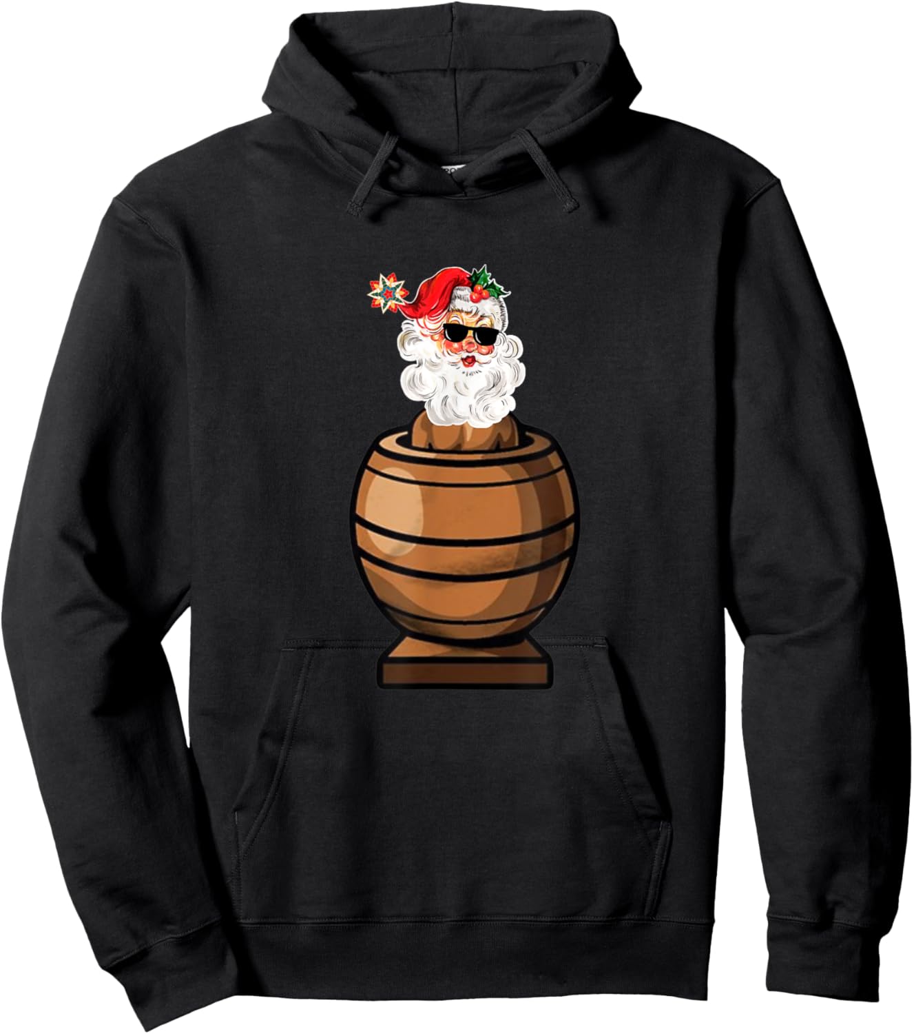 Filipino Barrel Man Christmas Theme Filipino Holiday Gifts Hoodie - Hoodie | Black