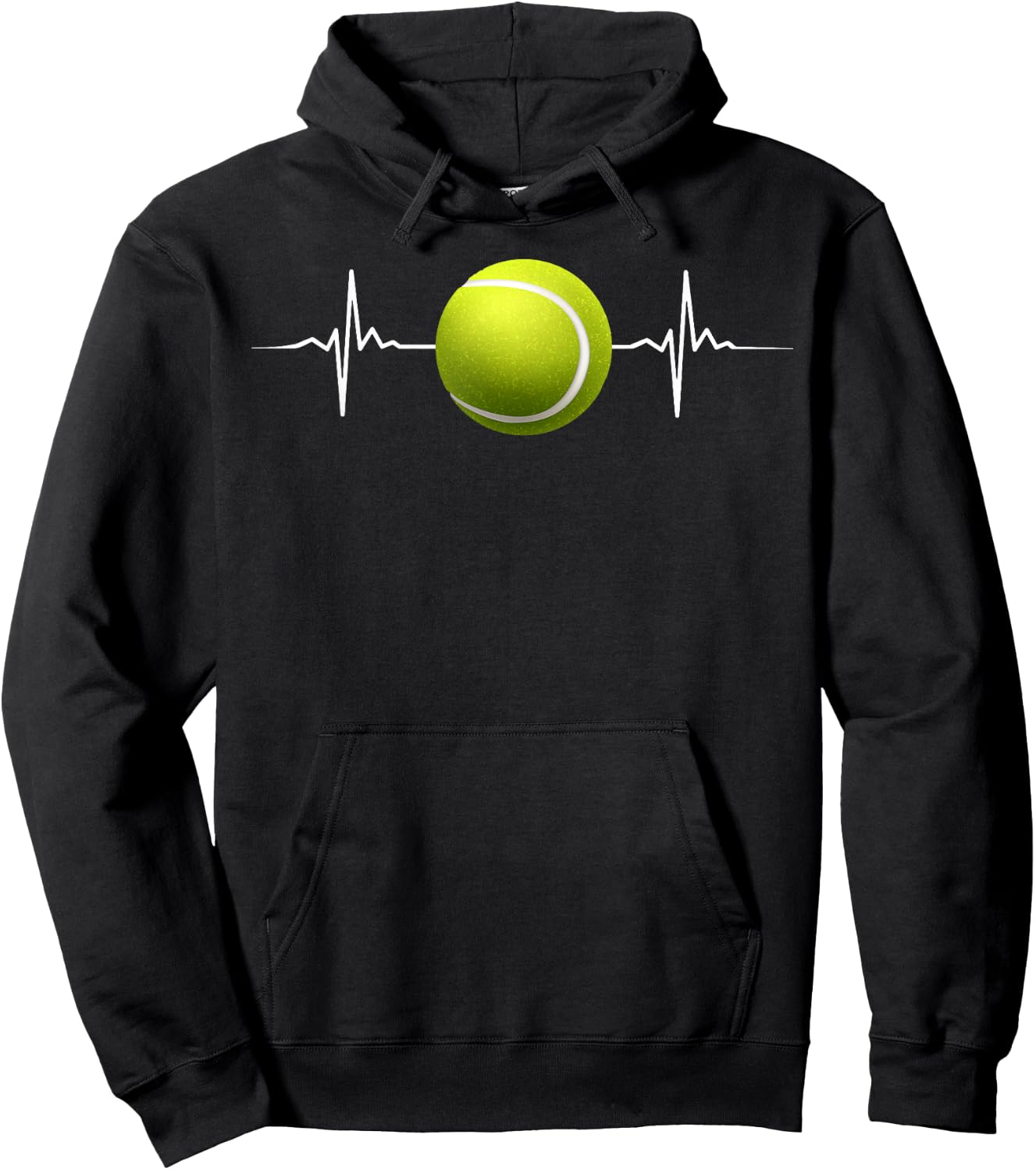 Cool Tennis Art Women Racket Sport Tennis Player Hoodie - Hoodie | Black