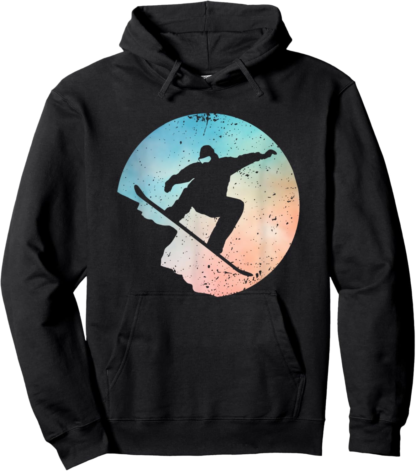 Funny Snowboarding Art Women Snowboard Snowboarder Hoodie - Hoodie | Black