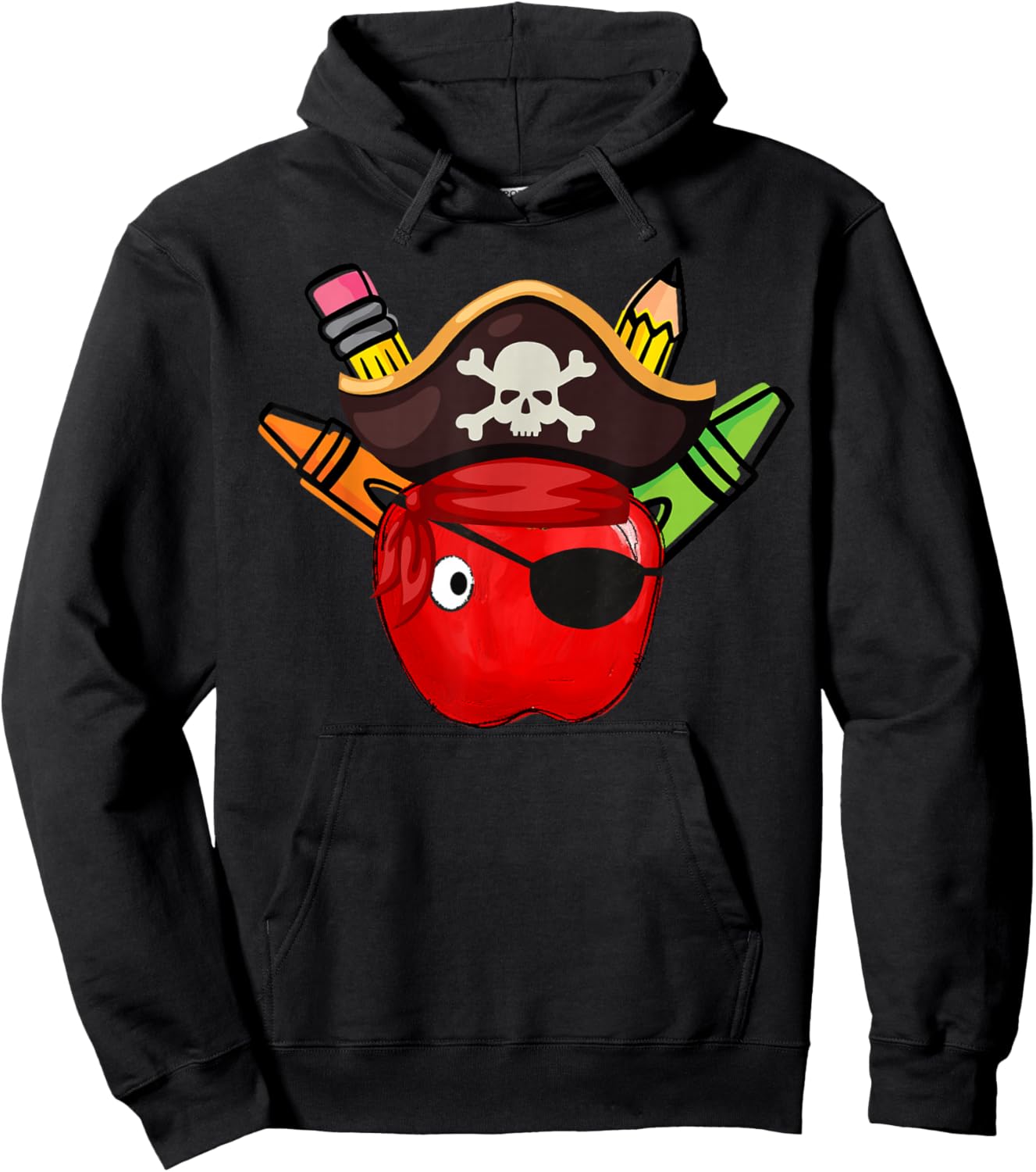 School International Talk Like A Pirate Day Pirate Teacher Hoodie - Hoodie | Black