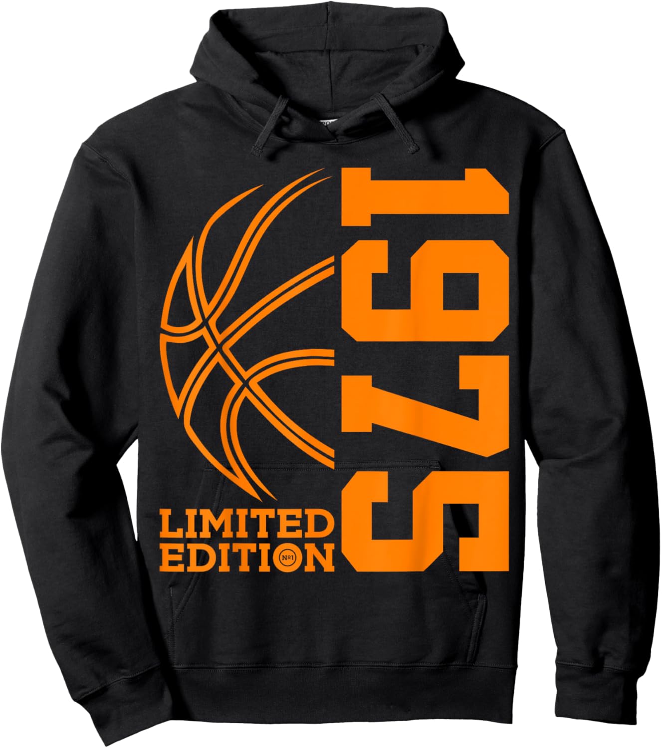 50th BIRTHDAY BASKETBALL LIMITED EDITION 1975 Hoodie - Hoodie | Black