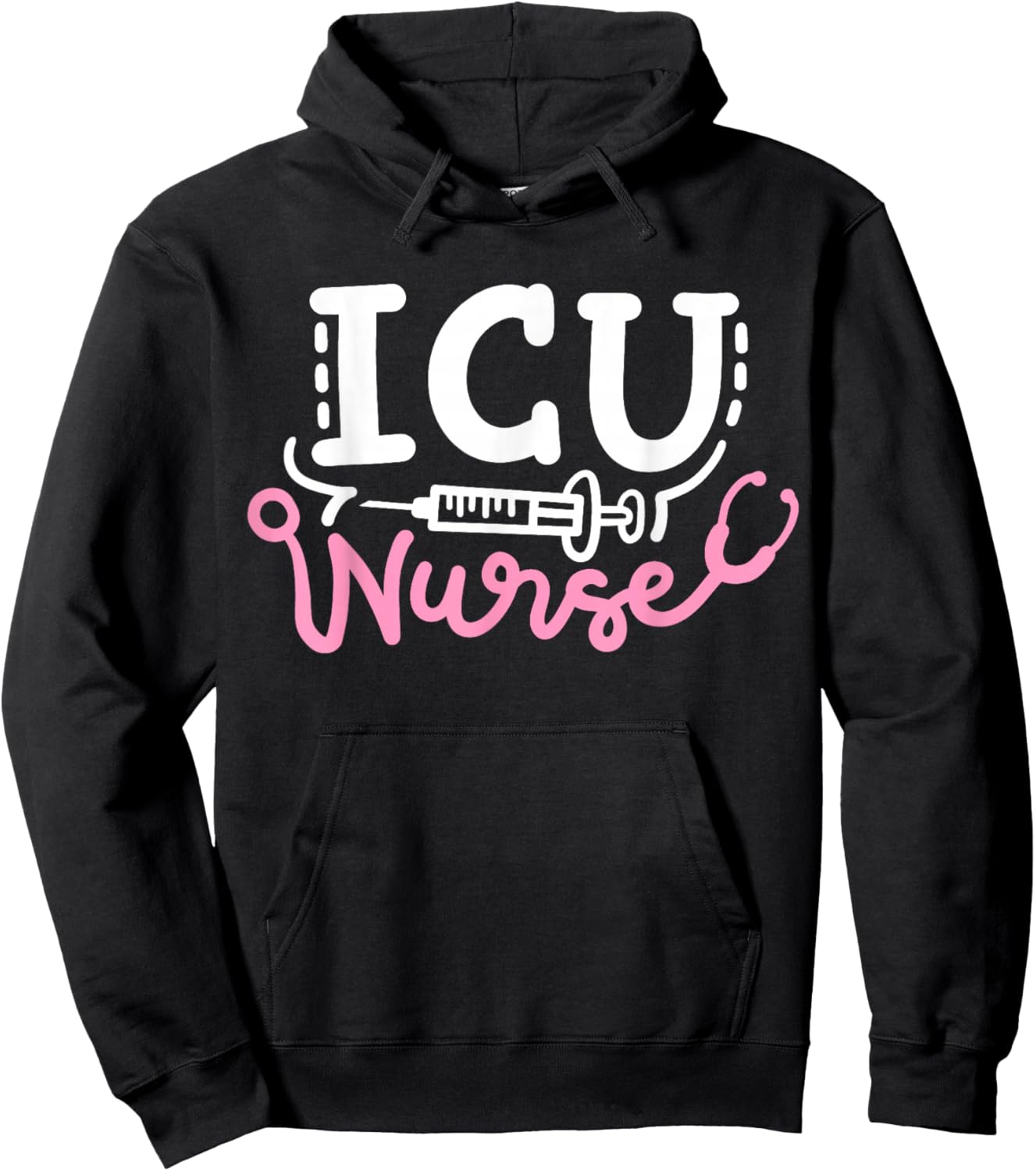 Intensive Care Unit Nurse ICU Nurse Hoodie - Hoodie | Black