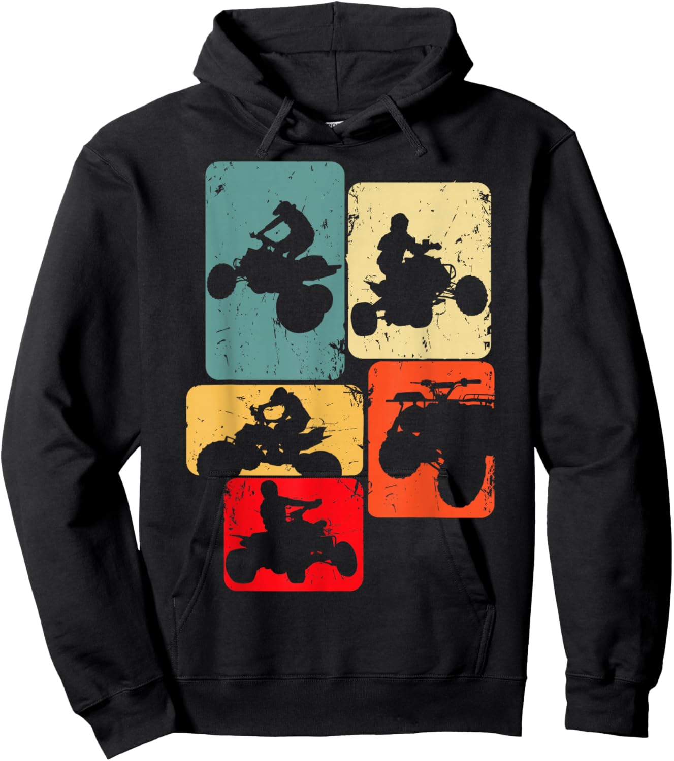 Quad ATV Quad Kinder Jungen Männer Hoodie - Hoodie | Black