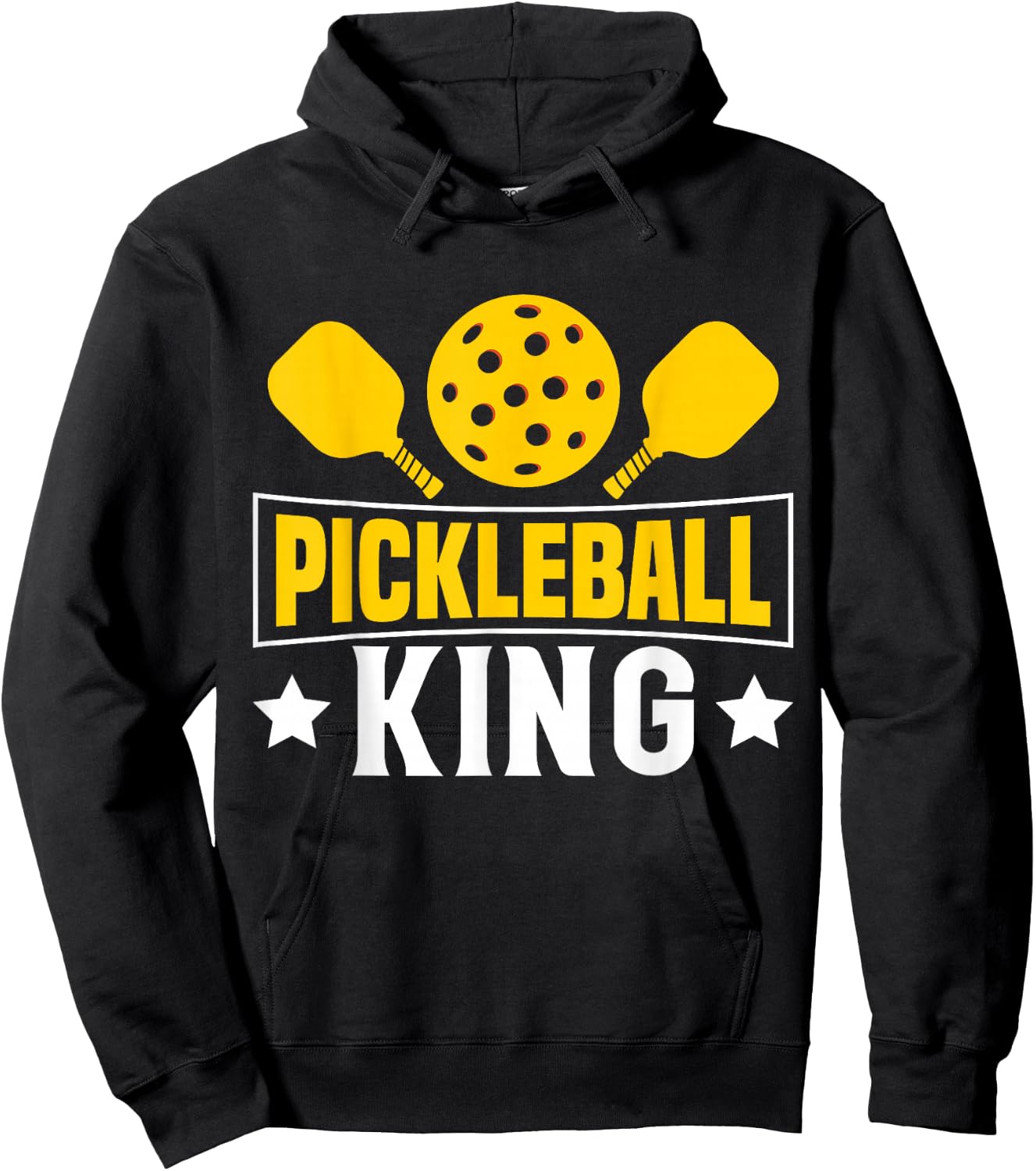Pickleball King Hoodie - Hoodie | Black