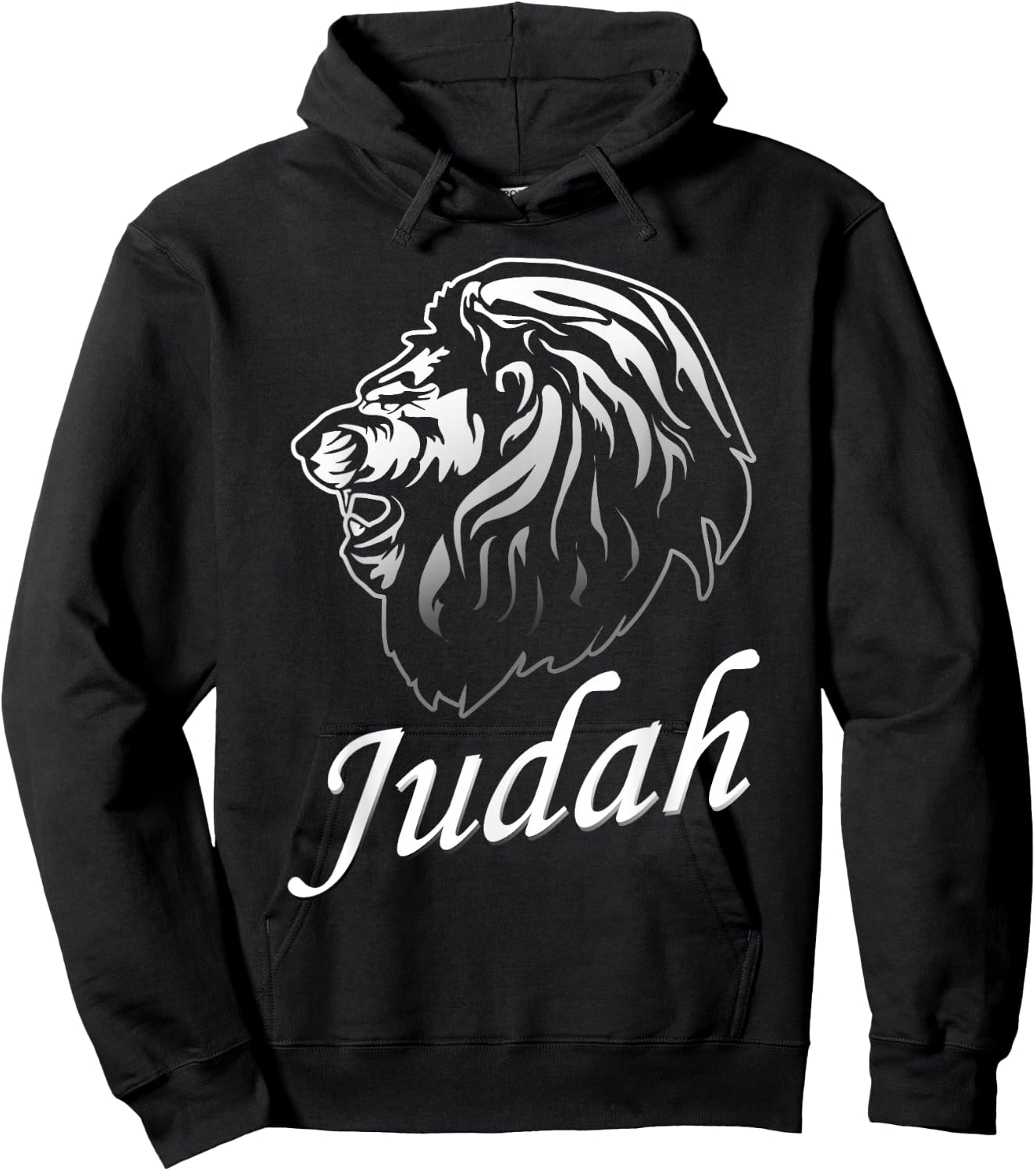 Lion of Judah design, Hebrew Israelite design Hoodie - Hoodie | Black