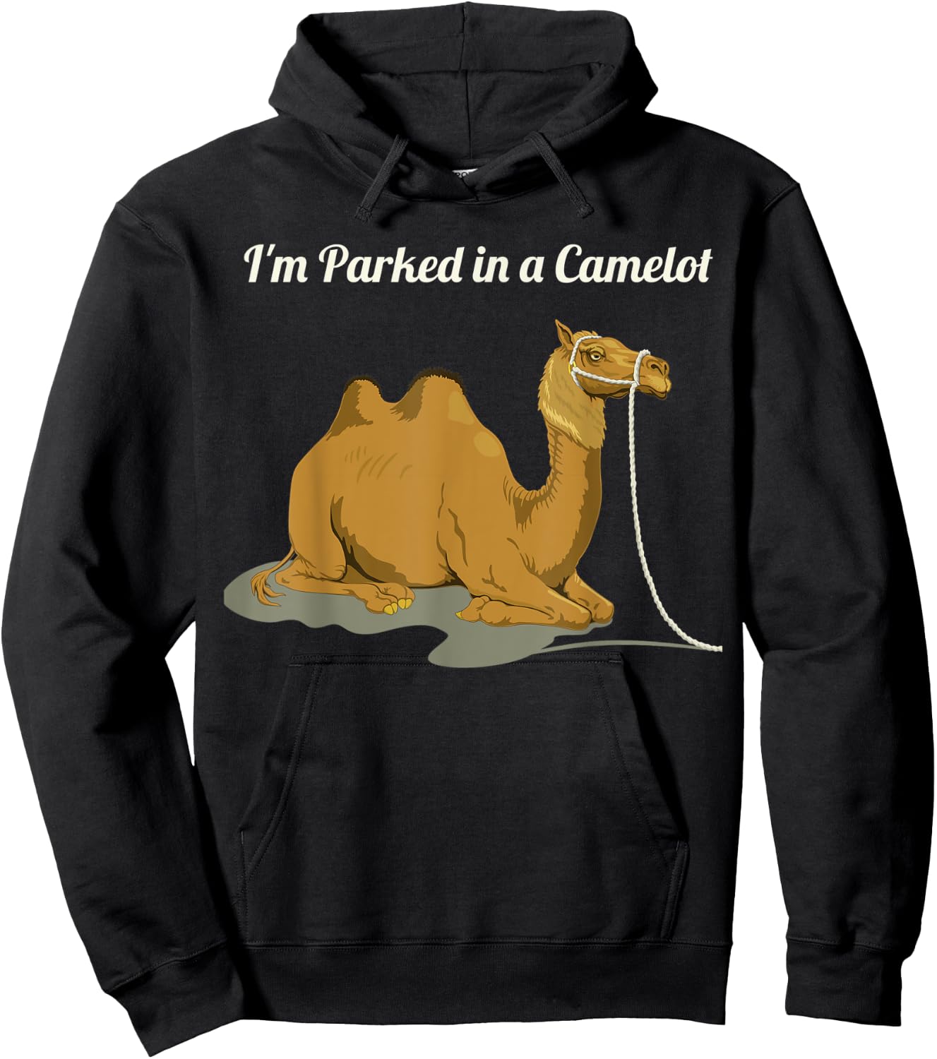 Camel Camelot T- Shirts Hoodie - Hoodie | Black