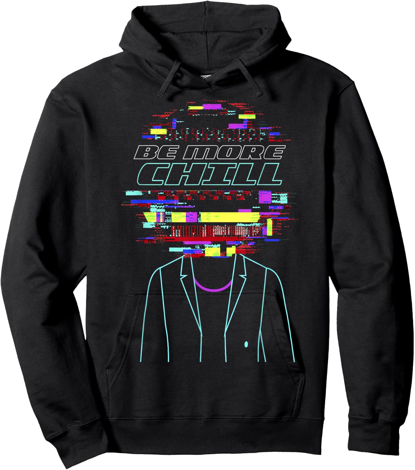 Be More Chill Design, Chilling Design, Relax Design Hoodie - Hoodie | Black