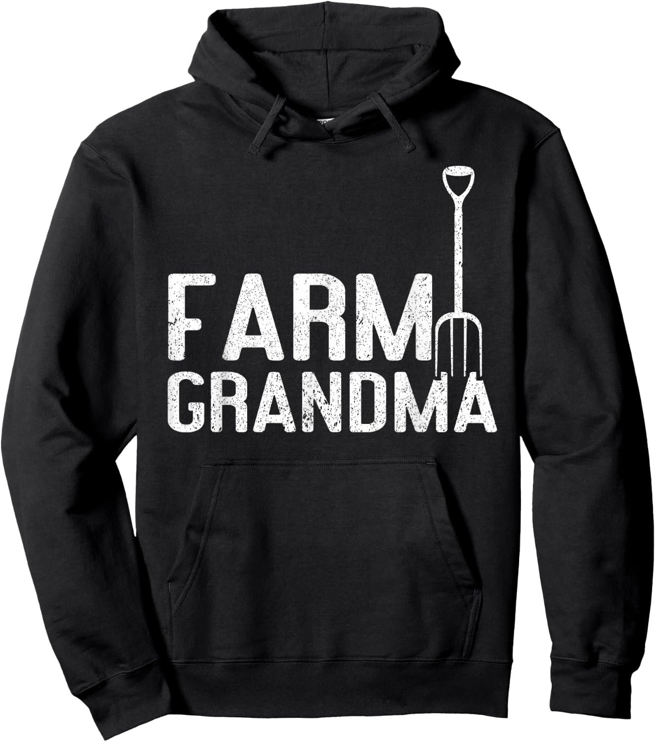 Farm Grandma | Local Farm Lover Funny Farmer Grandma Hoodie - Hoodie | Black