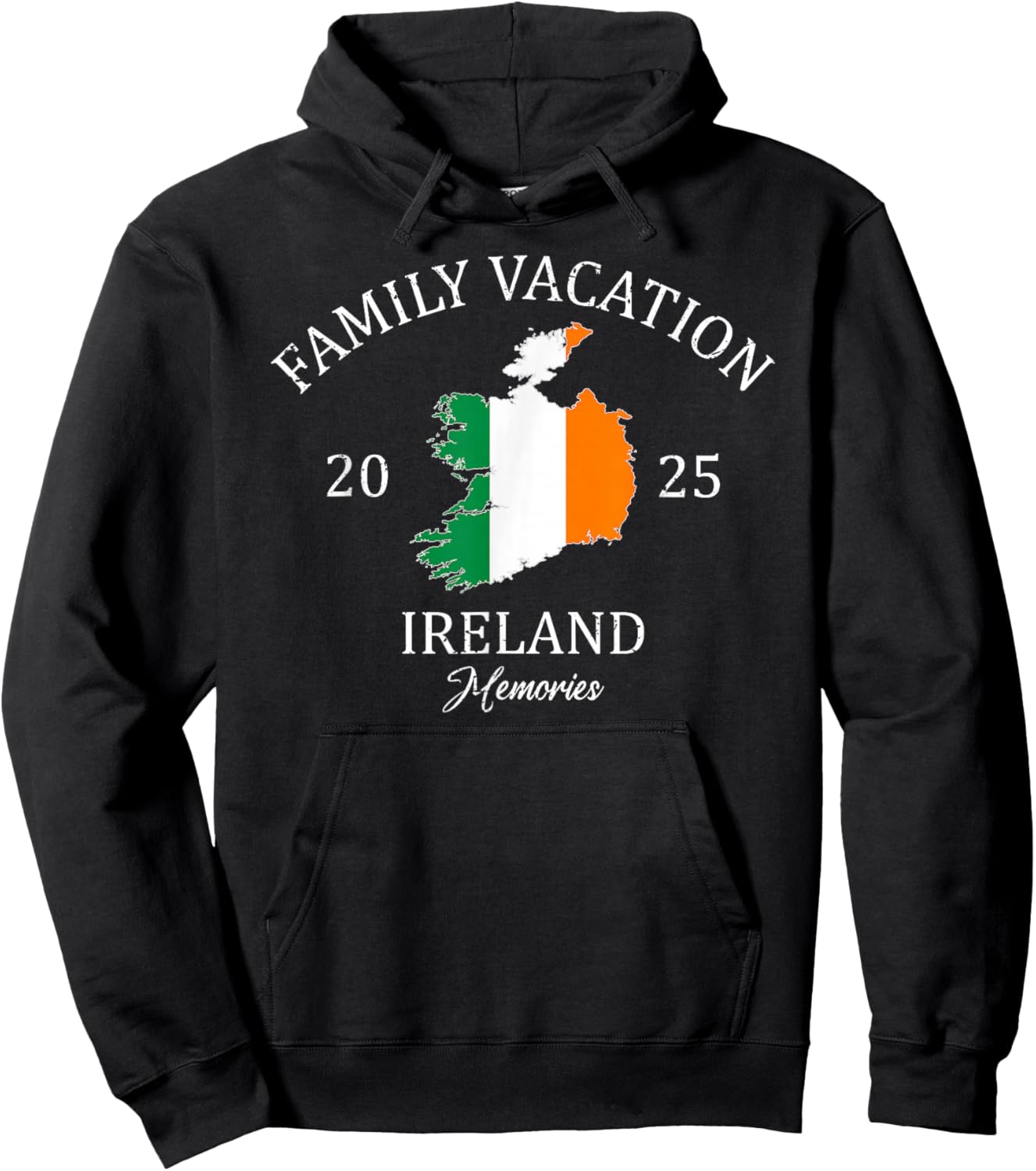 Family Vacation Ireland 2025 | Family Travel Squad Hoodie - Hoodie | Black