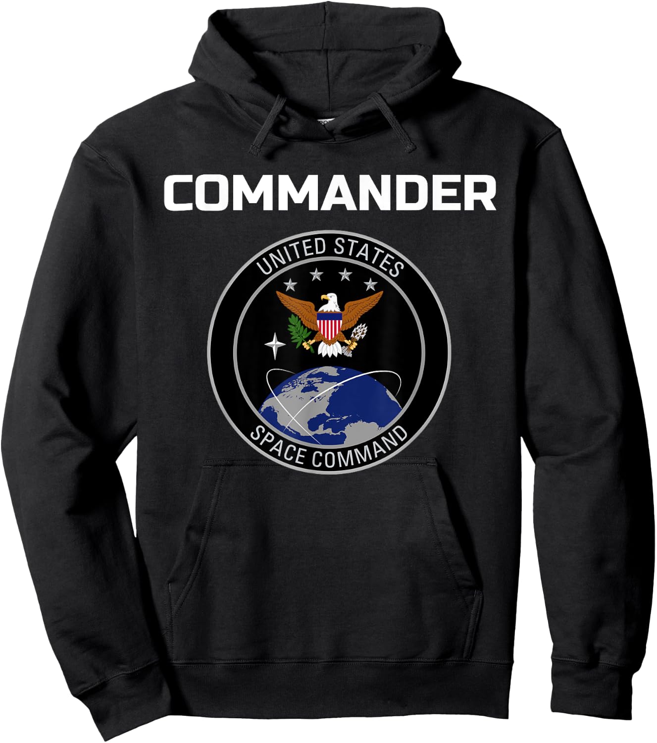 Commander United States Space Command Hoodie - Hoodie | Black