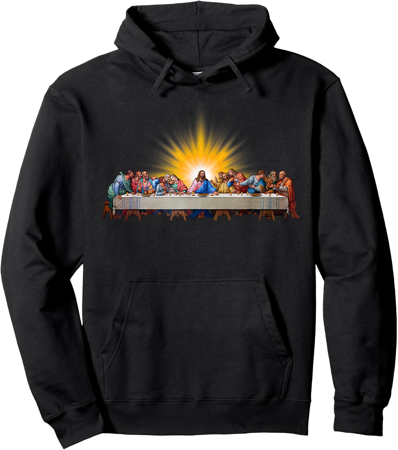 Last Supper Jesus Christ Leonardo Da Vinci Painting Hoodie - Hoodie | Black