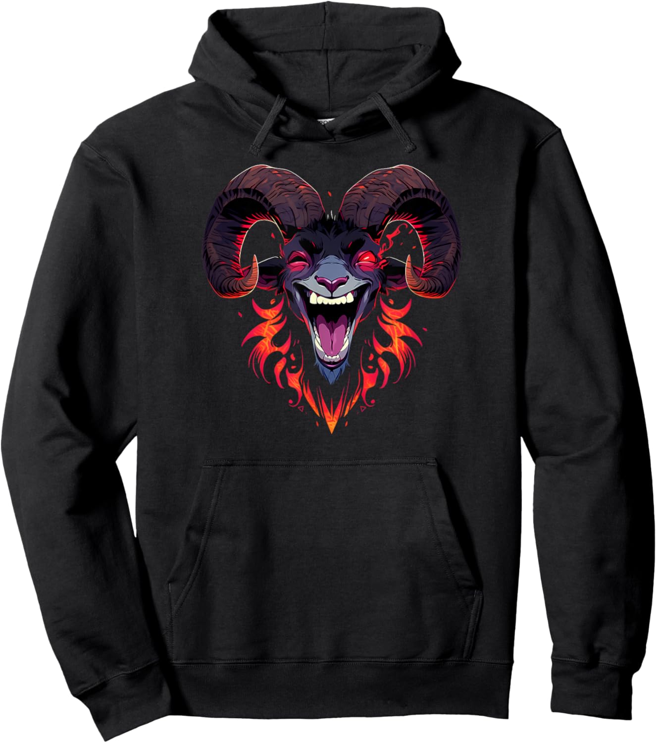 Laughing Goat Vegan Gift Hoodie - Hoodie | Black
