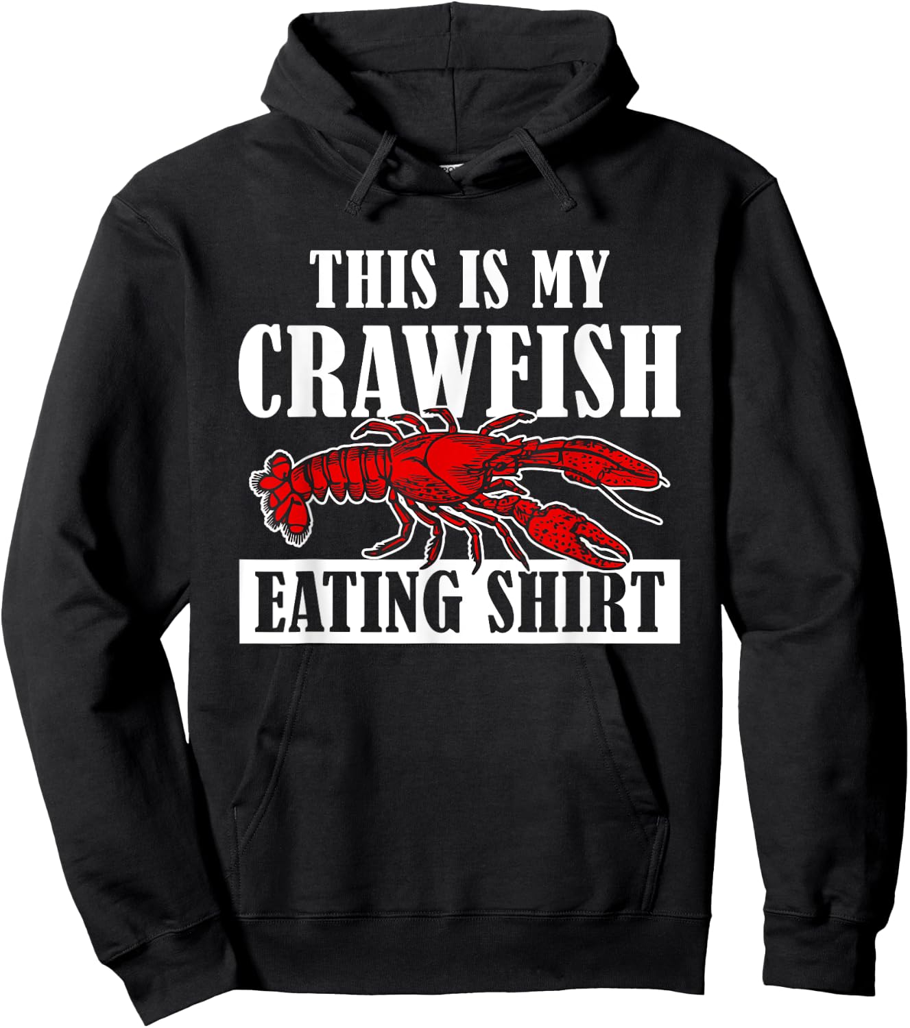 Crawfish Festival Clothing - This is My Crawfish Eating Hoodie - Hoodie | Black