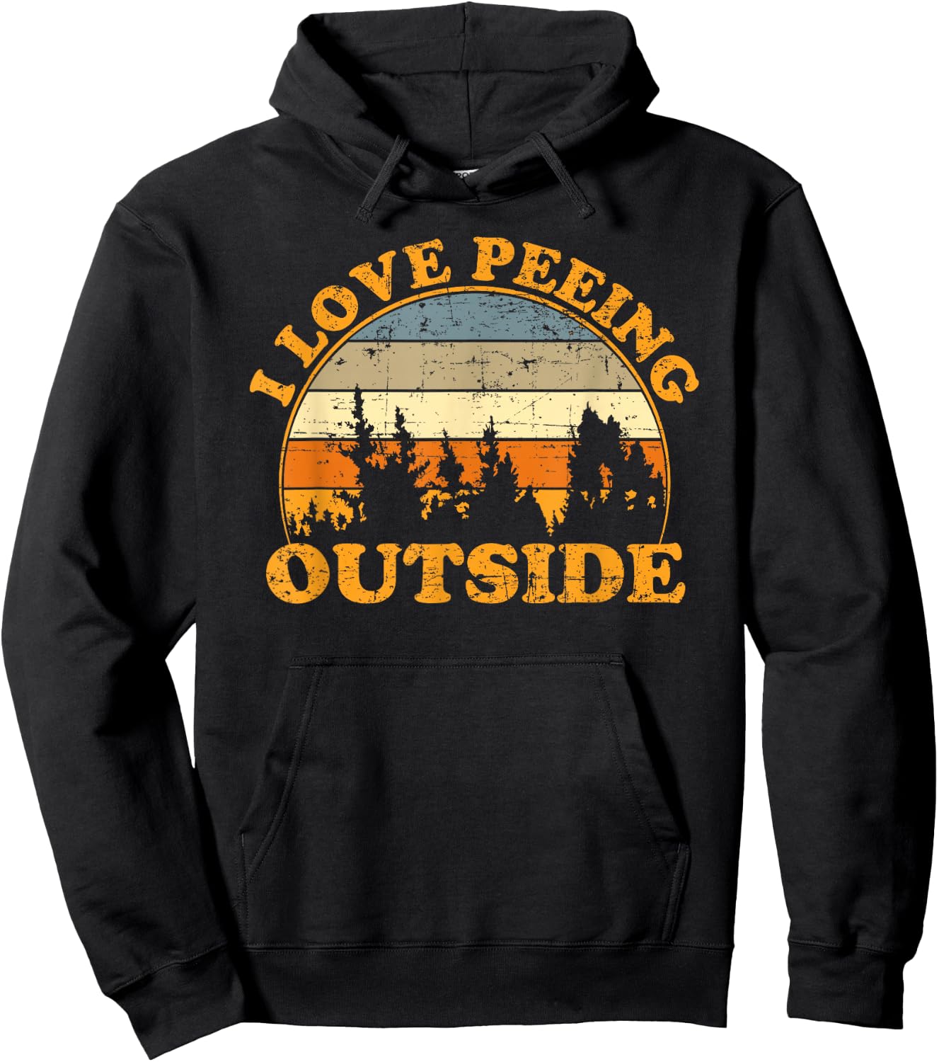I Love Peeing Outside Hoodie - Hoodie | Black