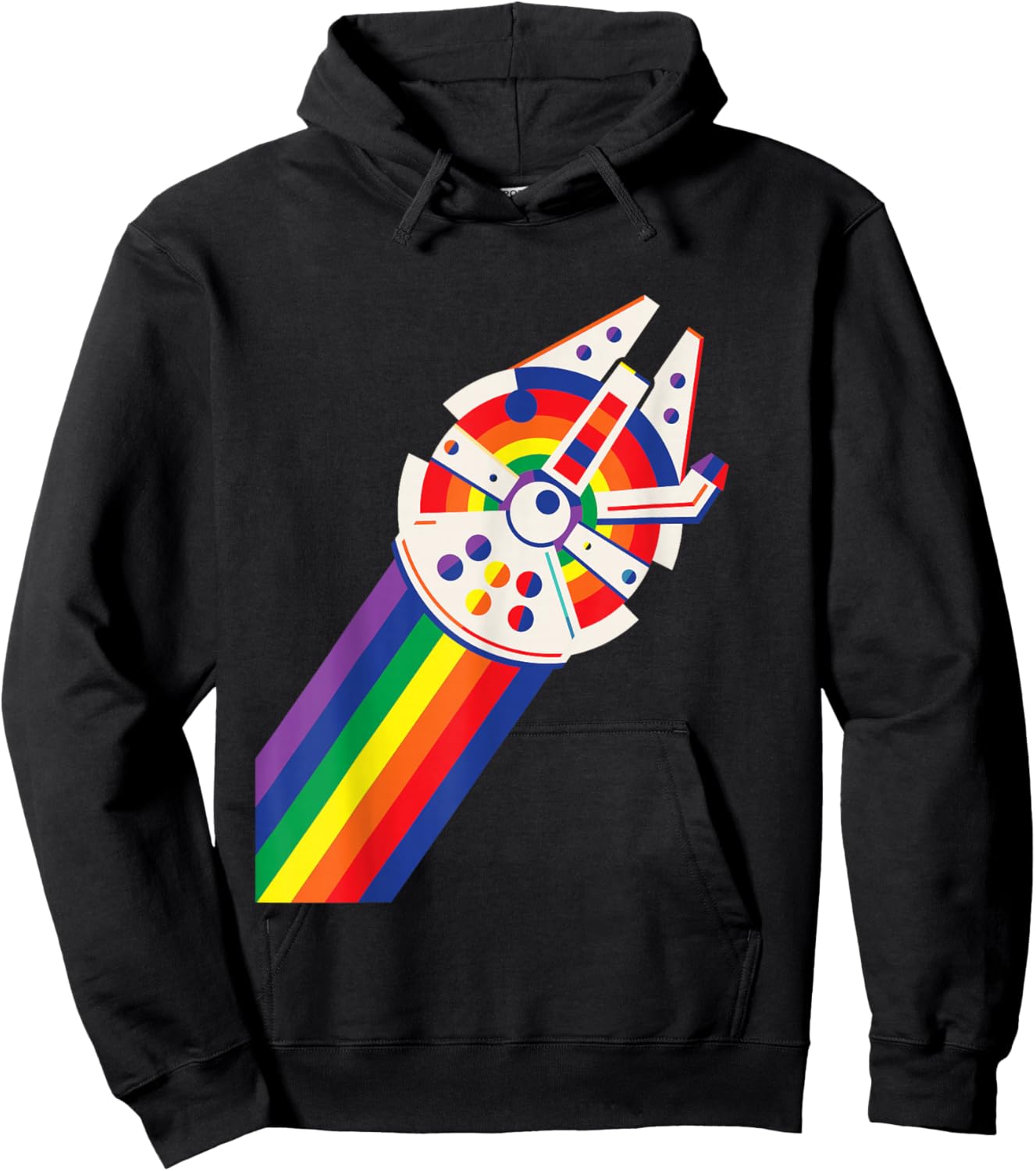 Faucon Millenium Rainbow de Star Wars Hoodie - Hoodie | Black
