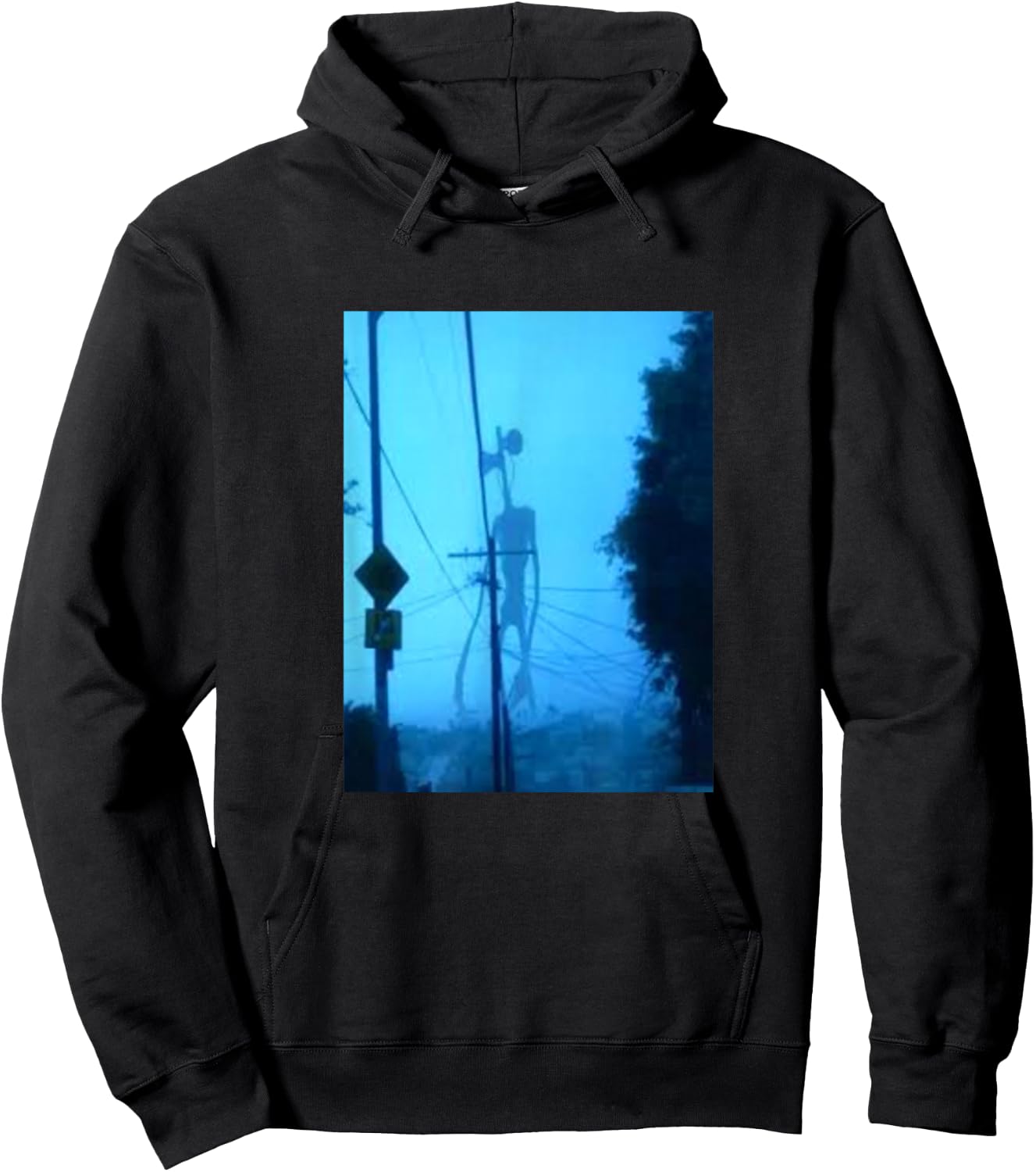 Siren Head sirenhead creepypasta horror Hoodie - Hoodie | Black