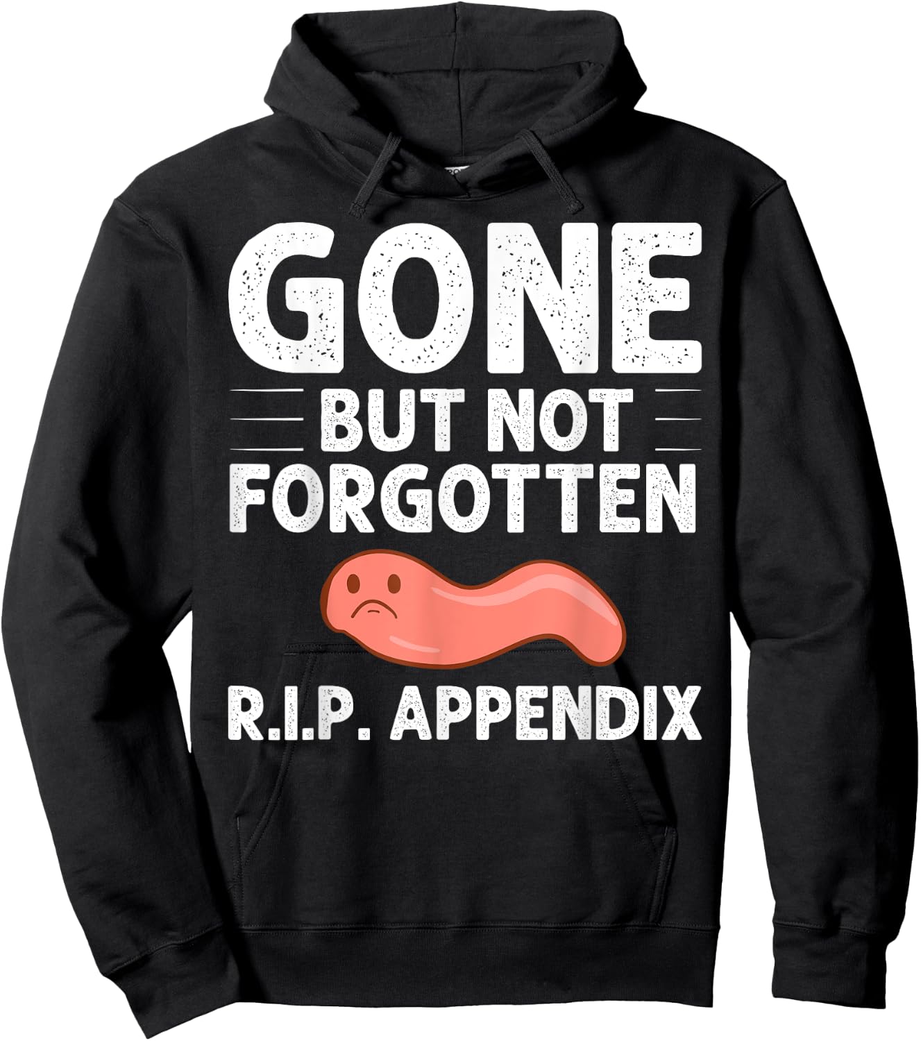 Appendix Cancer Surgery Removal Recovery Appendectomy Hoodie - Hoodie | Black