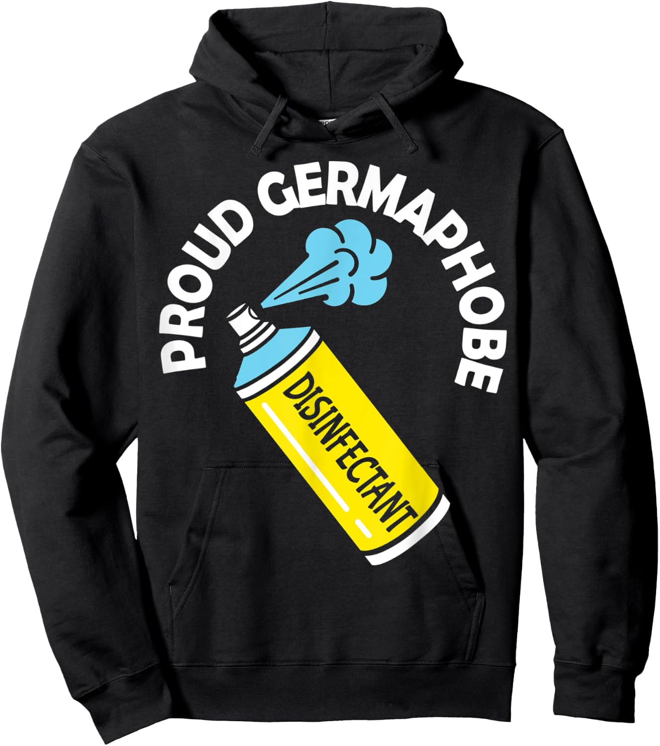 Germaphobe Gifts Men Women Kids Funny Germaphobe Hoodie - Hoodie | Black
