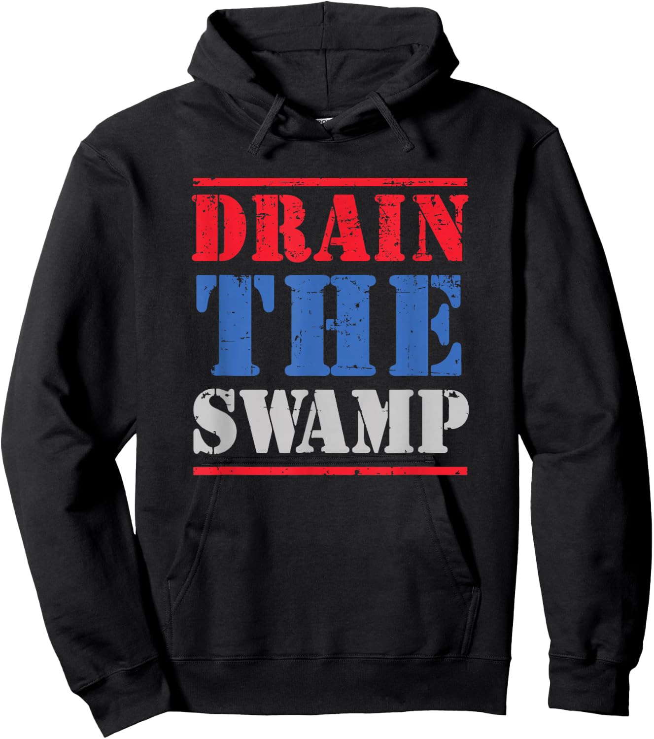 Republican Independant American Patriot Drain the Swamp Hoodie - Hoodie | Black