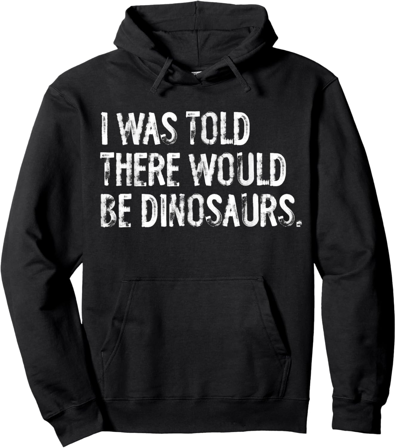 I Was Told There Would Be Dinosaurs Hoodie - Hoodie | Black