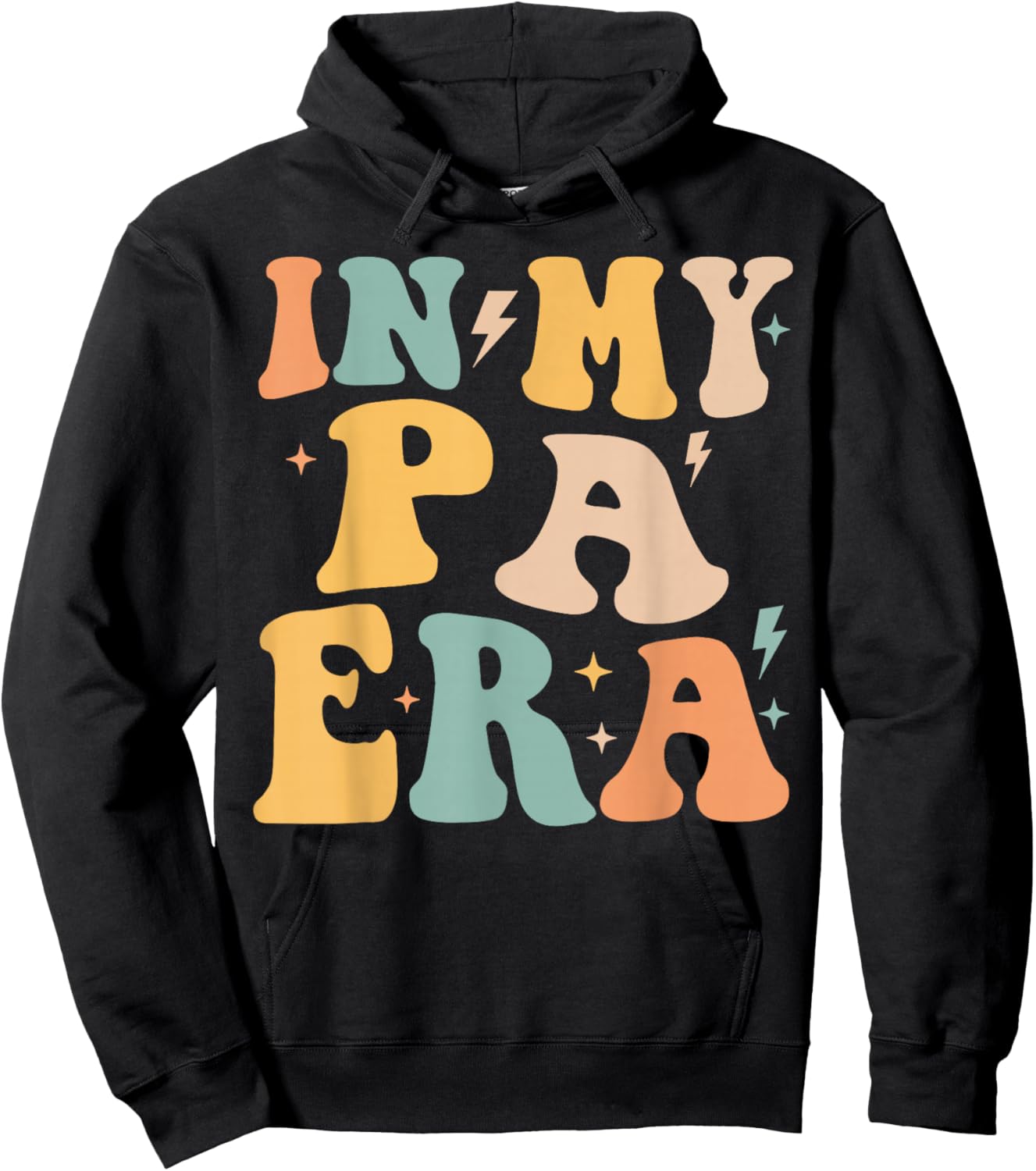 Retro Groovy In My Pa Era Father's Day Hoodie - Hoodie | Black