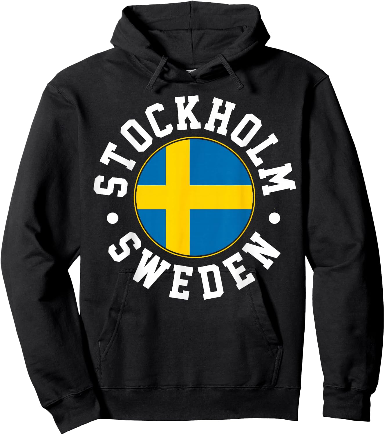 Stockholm Sweden Hoodie - Hoodie | Black