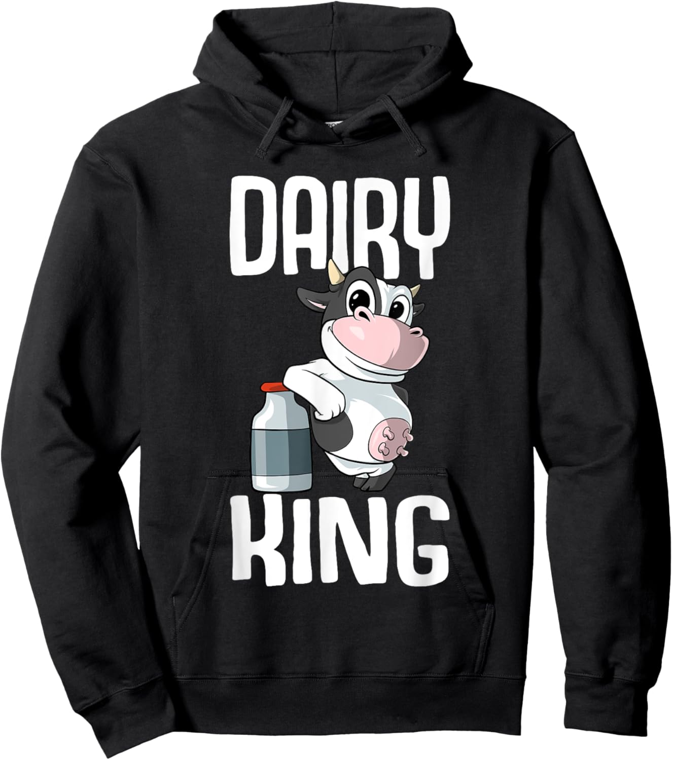 Dairy King Farmer Hoodie - Hoodie | Black