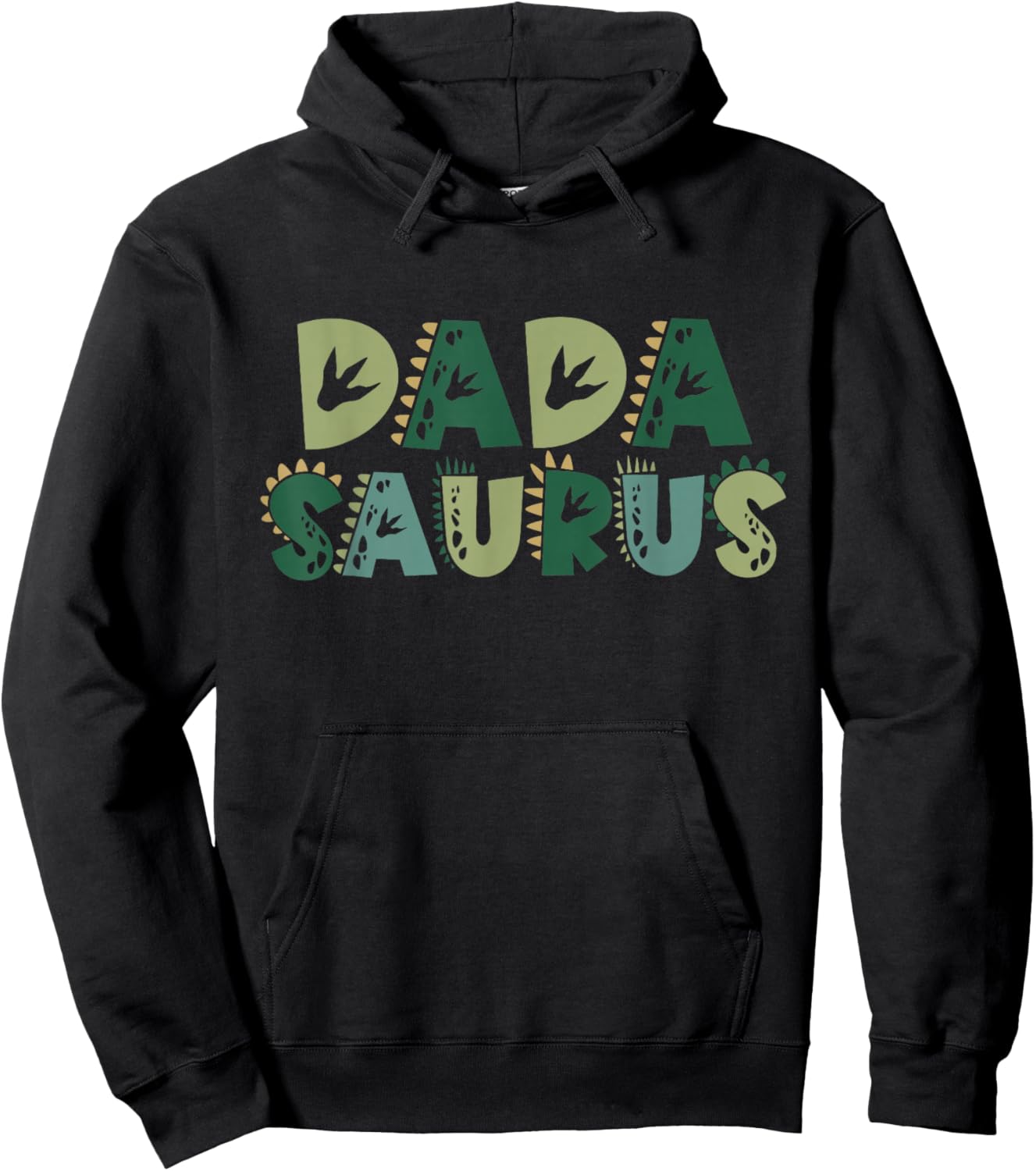 Dada Saurus Matching Family Birthday Dinosaur Men Women Kids Hoodie - Hoodie | Black