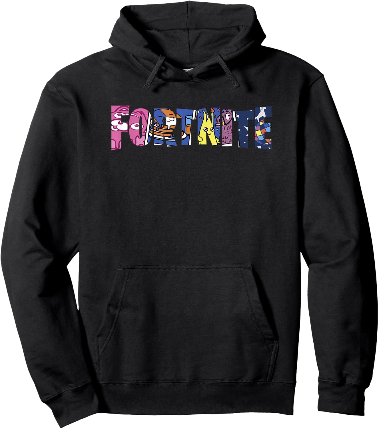 Fortnite Spring Character Fill Short Sleeve Hoodie - Hoodie | Black