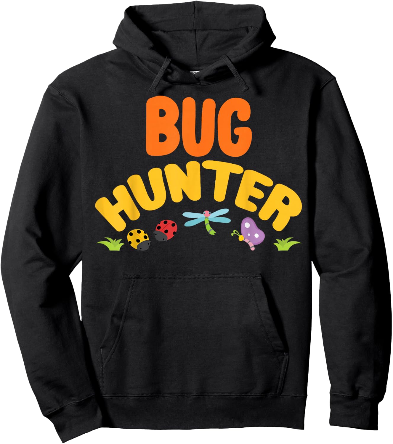 Bug Hunter Cool Little Animal Chaser Lover Kids Toddler Hoodie - Hoodie | Black