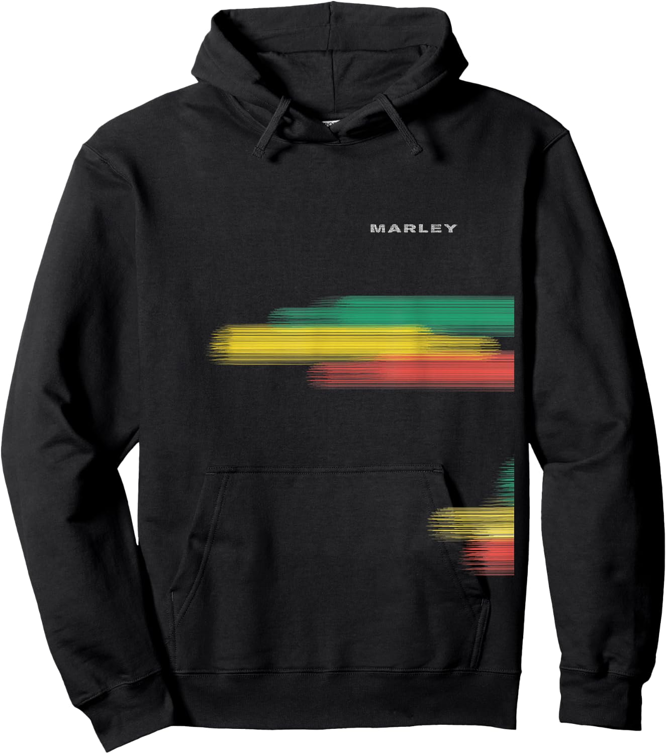 Marley Official Rasta Splatter Hoodie - Hoodie | Black