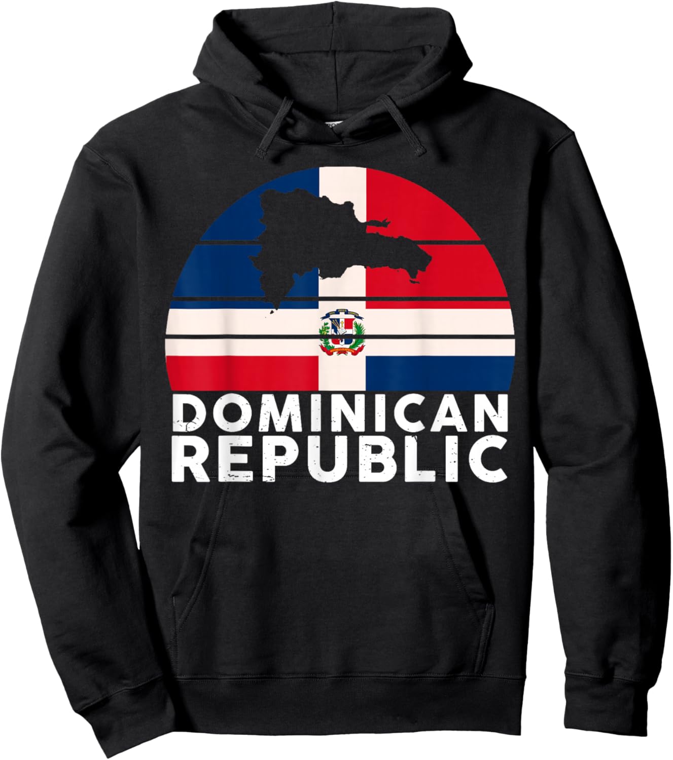Republic Dominican- Kids Toddler Dominicano Dominicana Hoodie - Hoodie | Black