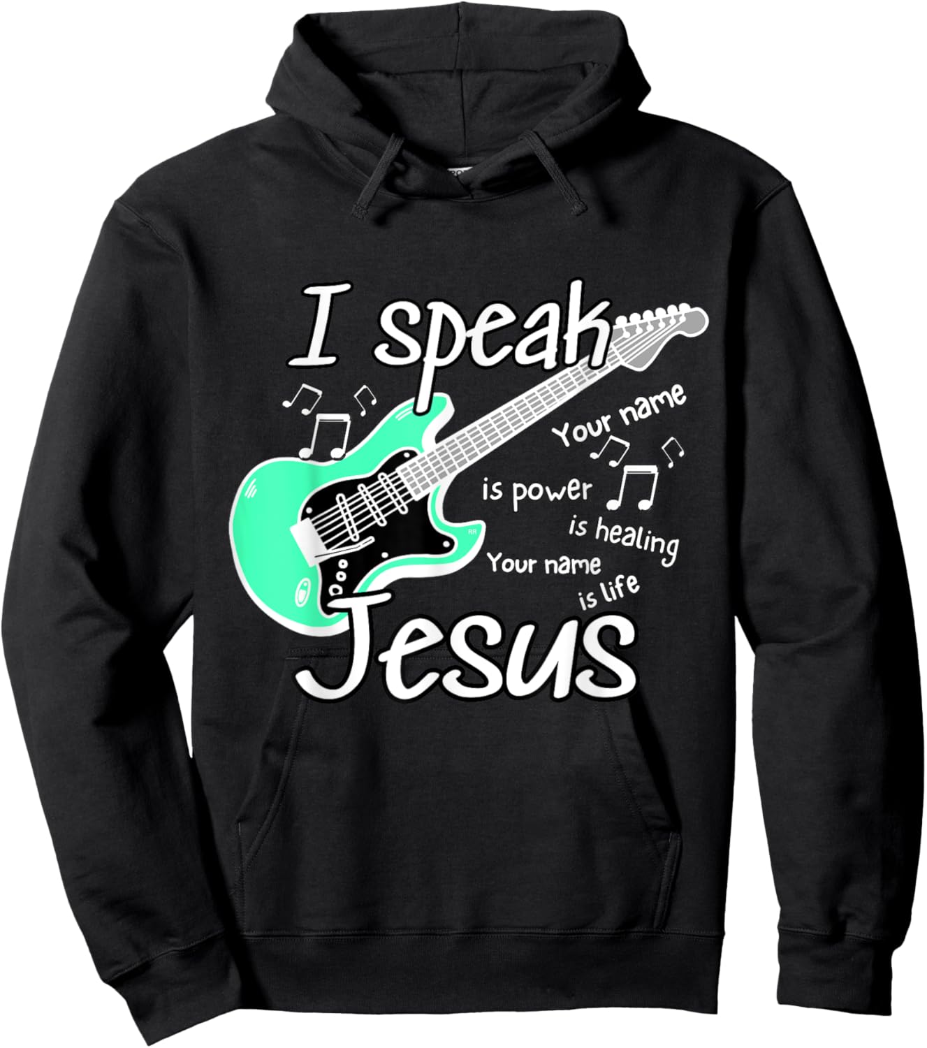 I SPEAK JESUS Christian Worship Song Youth Group Hoodie - Hoodie | Black