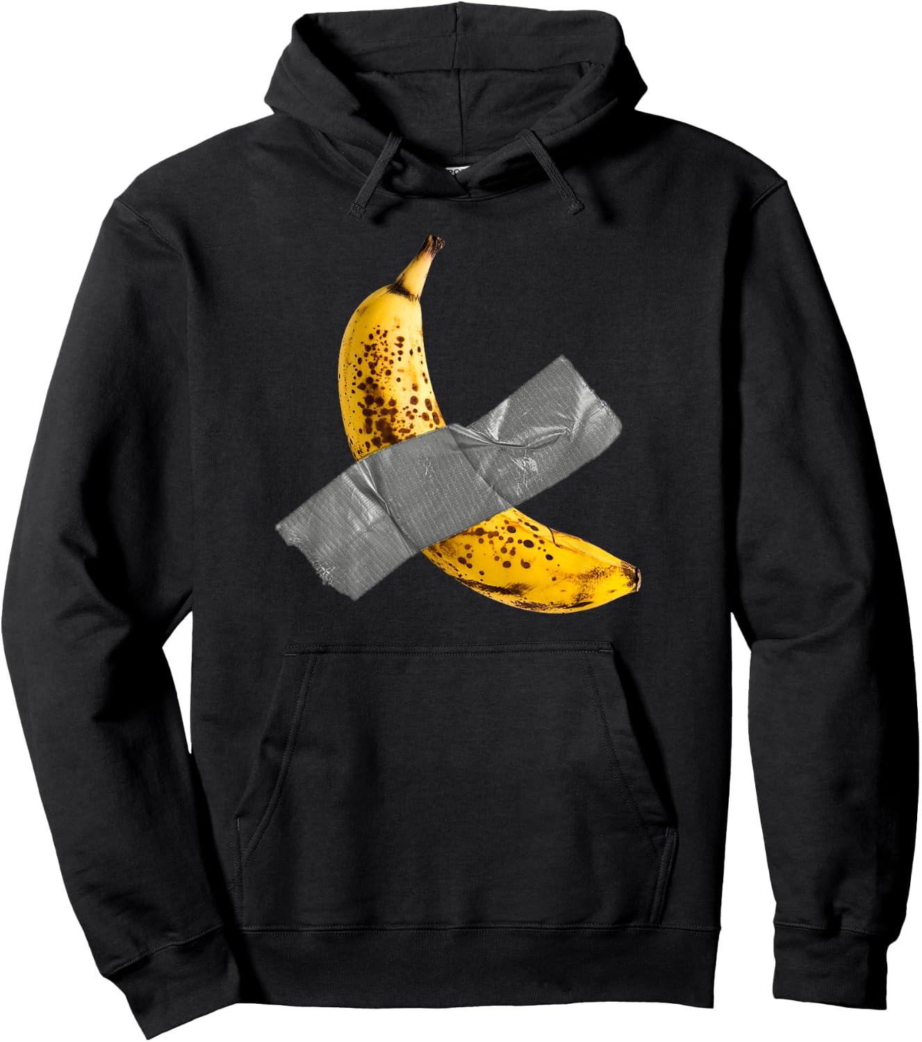 Duct-Tape Banana Hungry Artist $120,000 Duck-Tape Banana Art Hoodie - Hoodie | Black