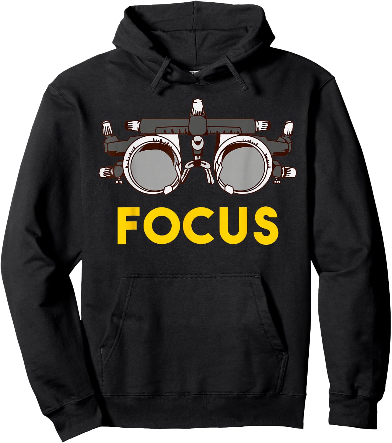 Born to Be an Optometrist | Phoropter Gift Funny Eye Oculist Hoodie - Hoodie | Black