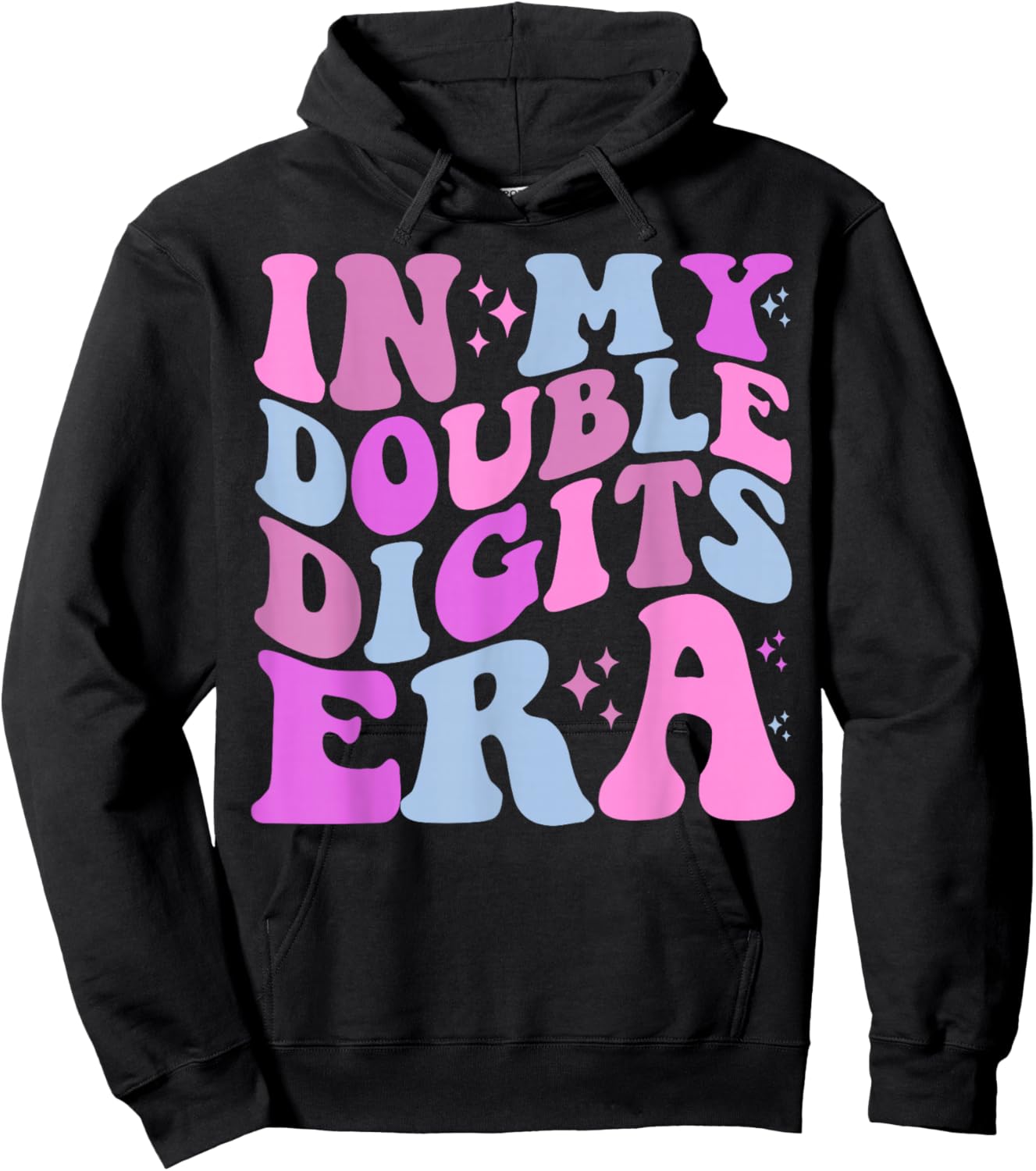In My Double Digits Era Hoodie - Hoodie | Black