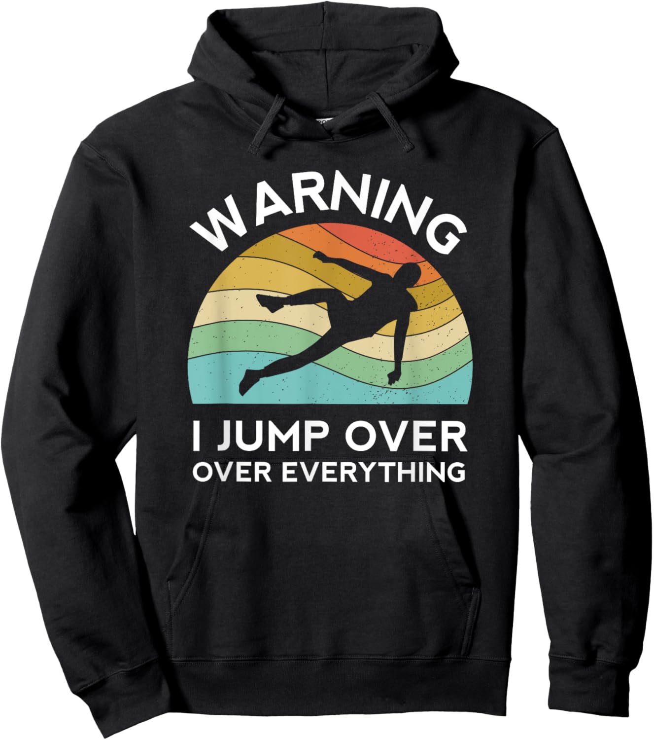 Parkour Free Running Training Traceur Retro Boys Sport Flip Hoodie - Hoodie | Black