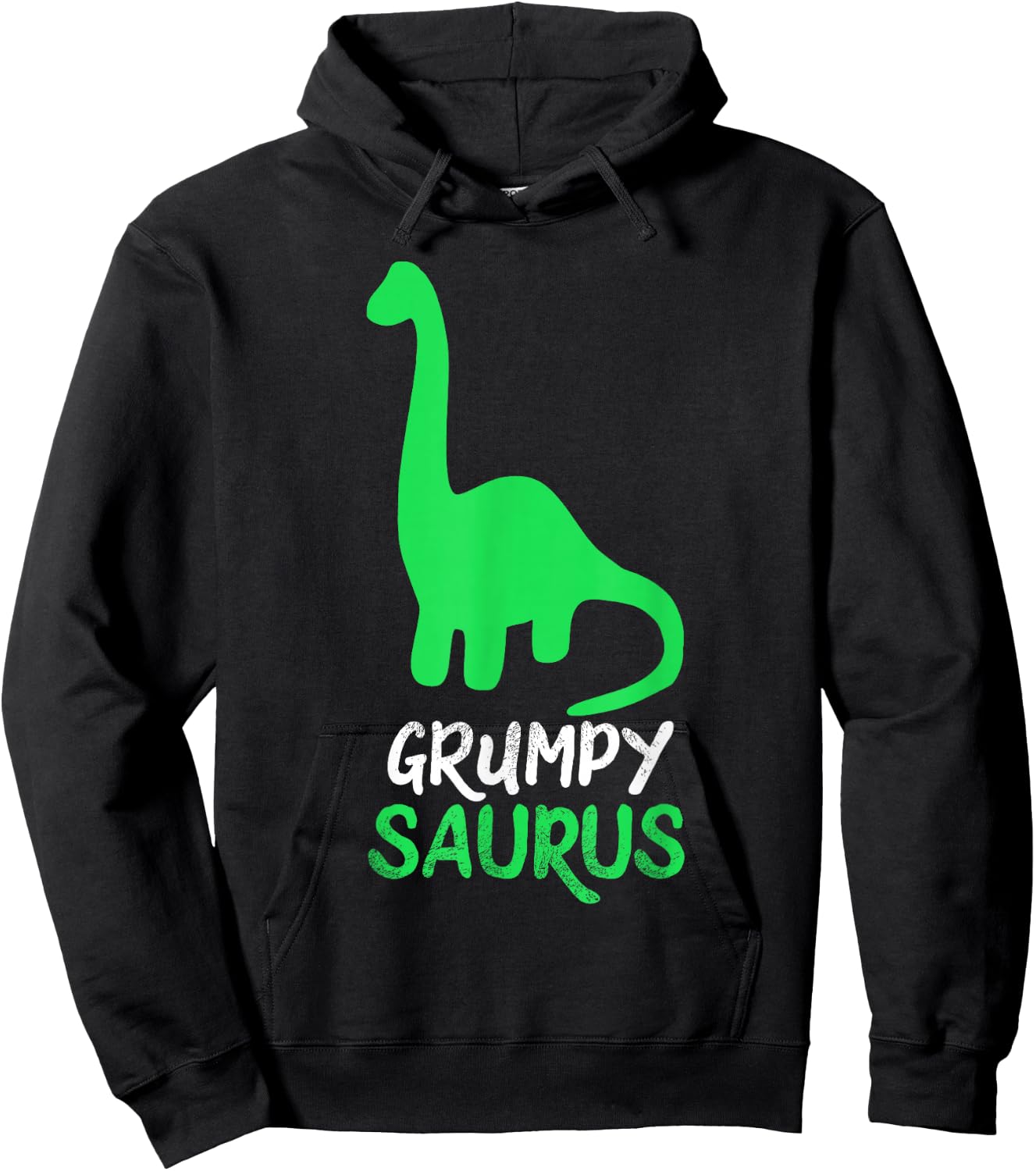 Grumpy-Saurus Funny Dino Dinosaur GrumpySaurus Hoodie - Hoodie | Black